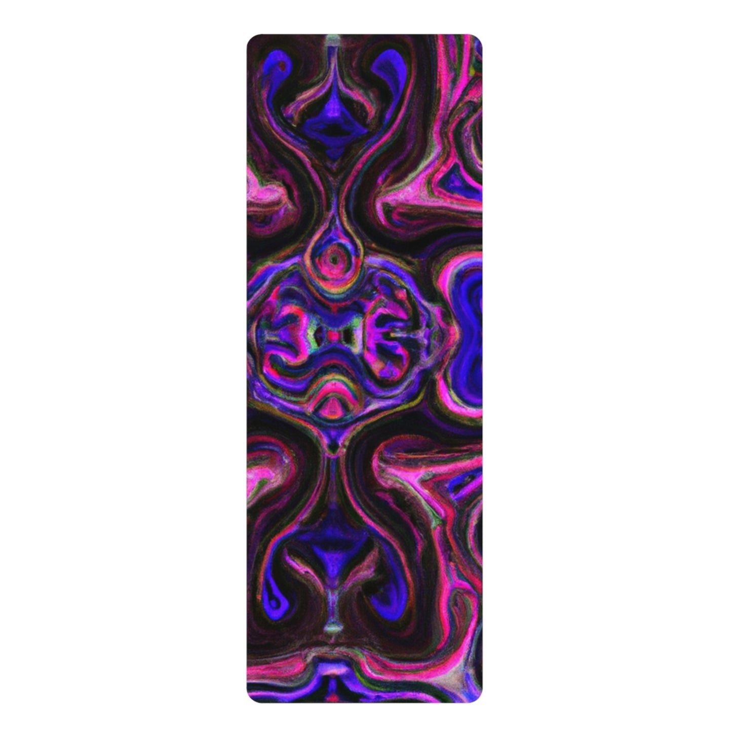 Miles Fairfield - Psychedelic Yoga Exercise Workout Mat - 24″ x 68"