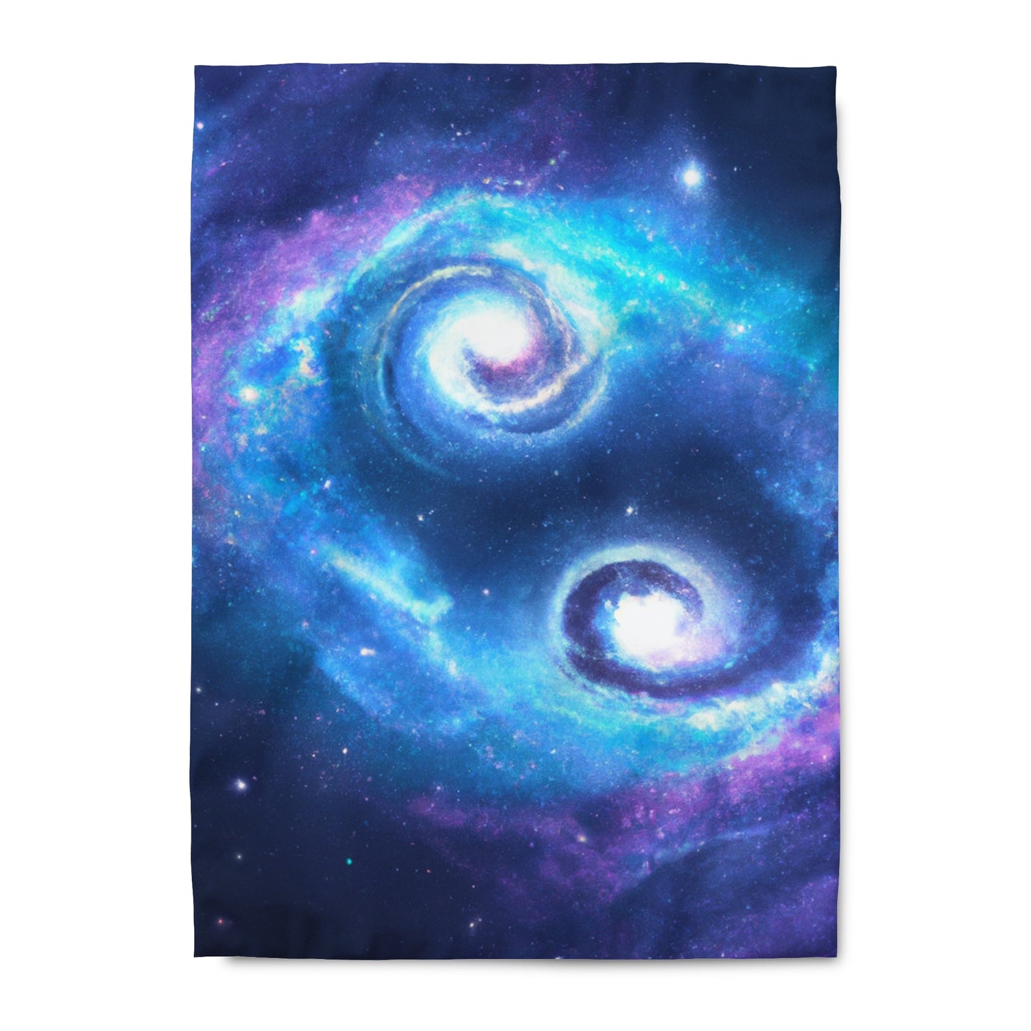 The Starry Dream of Amelia - Astronomy Duvet Bed Cover