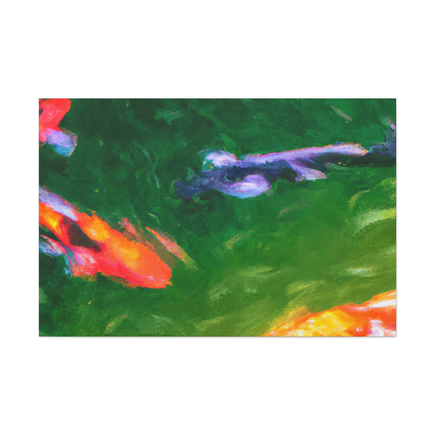 Johnna de la Poésie - Koi Fish Canvas Wall Art