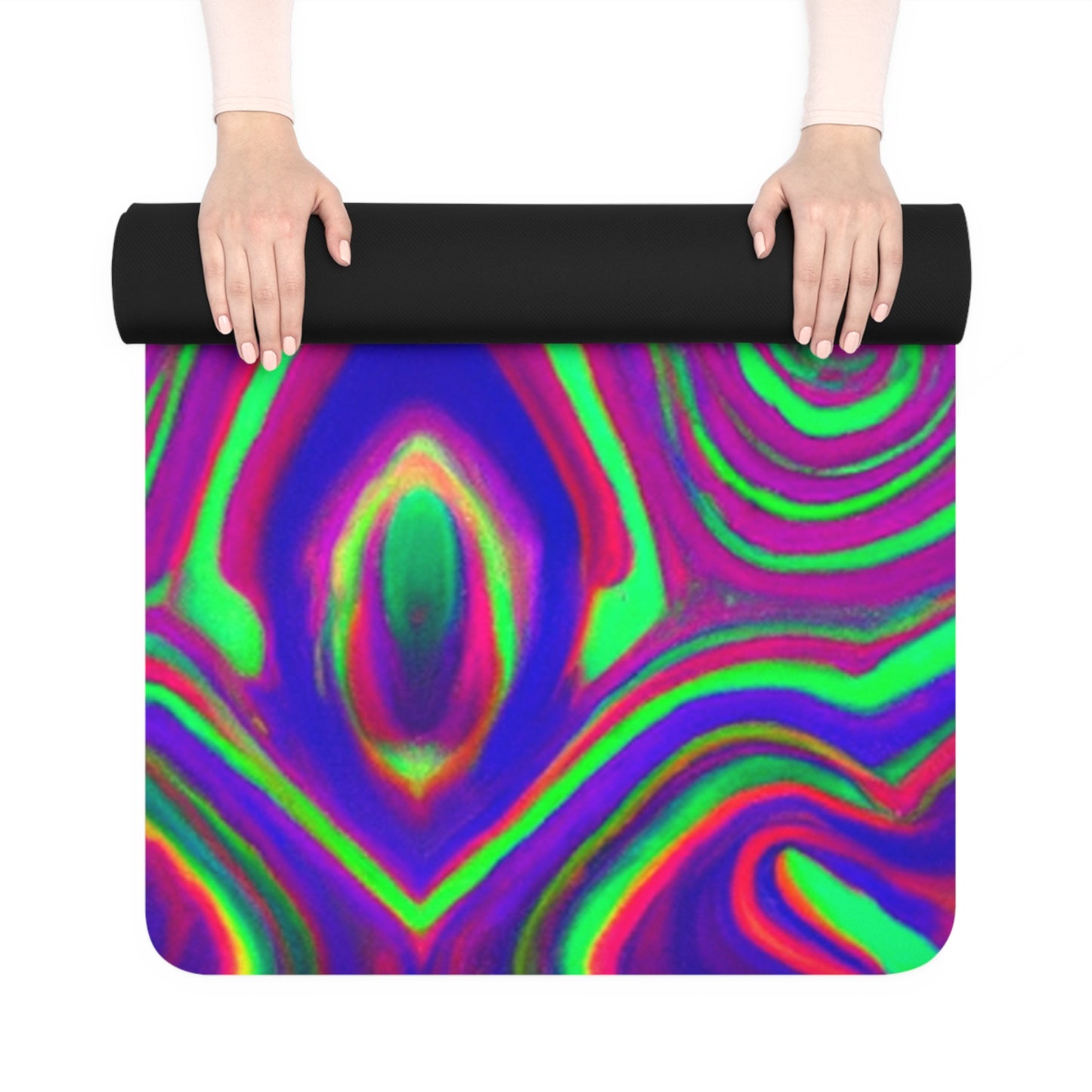 Ganesh Sharma - Psychedelic Yoga Exercise Workout Mat - 24″ x 68"