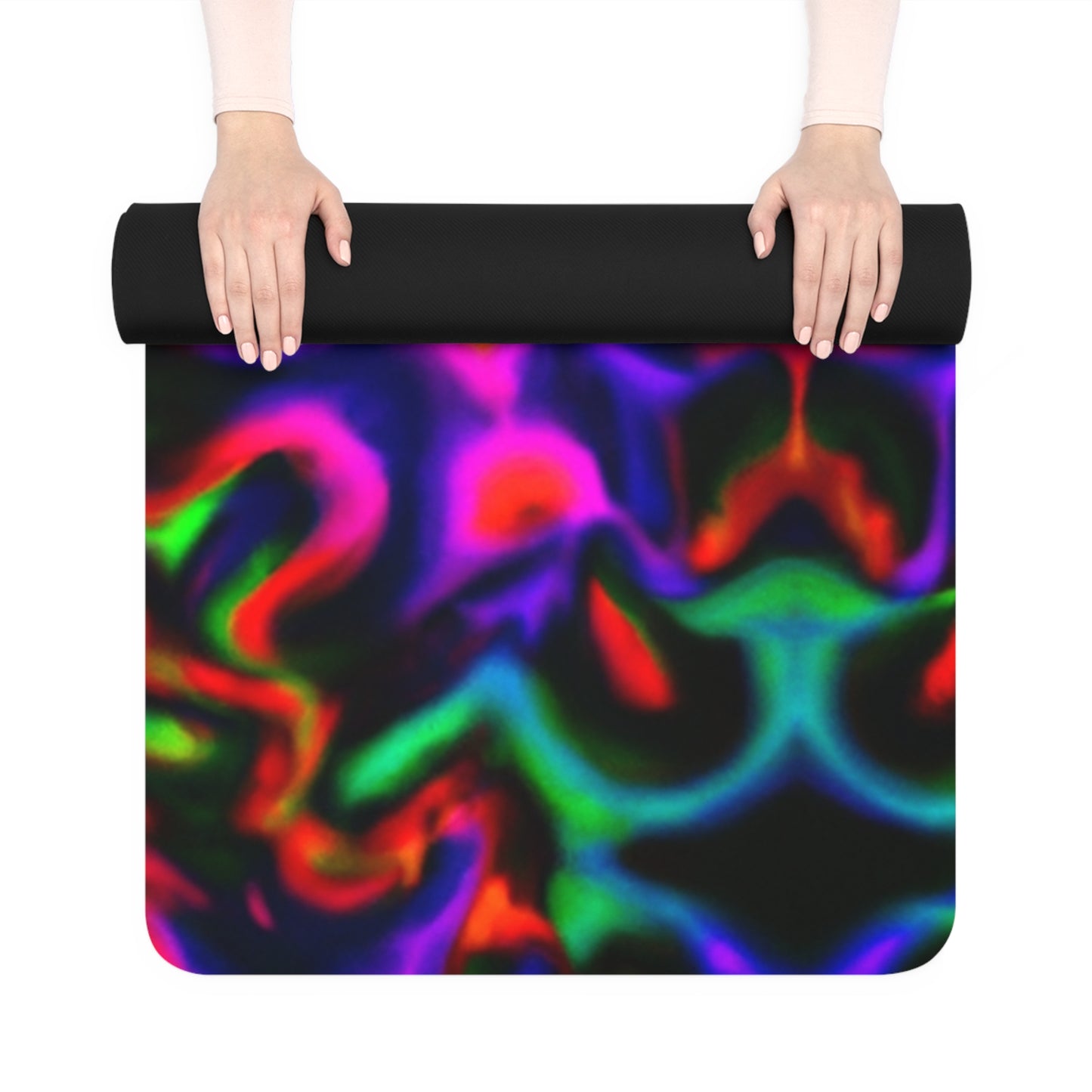 Lamont "Maharaji" Marlowe - Psychedelic Yoga Exercise Workout Mat - 24″ x 68"