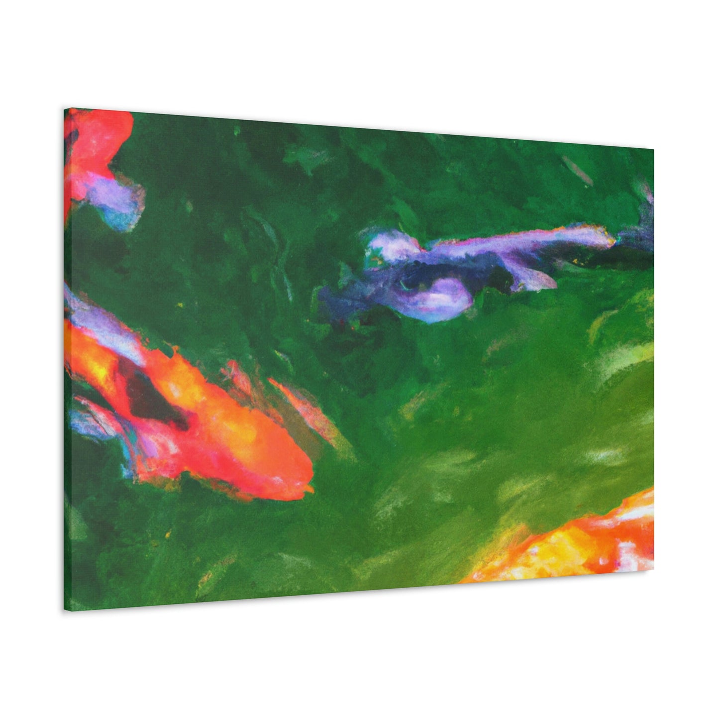 Johnna de la Poésie - Koi Fish Canvas Wall Art
