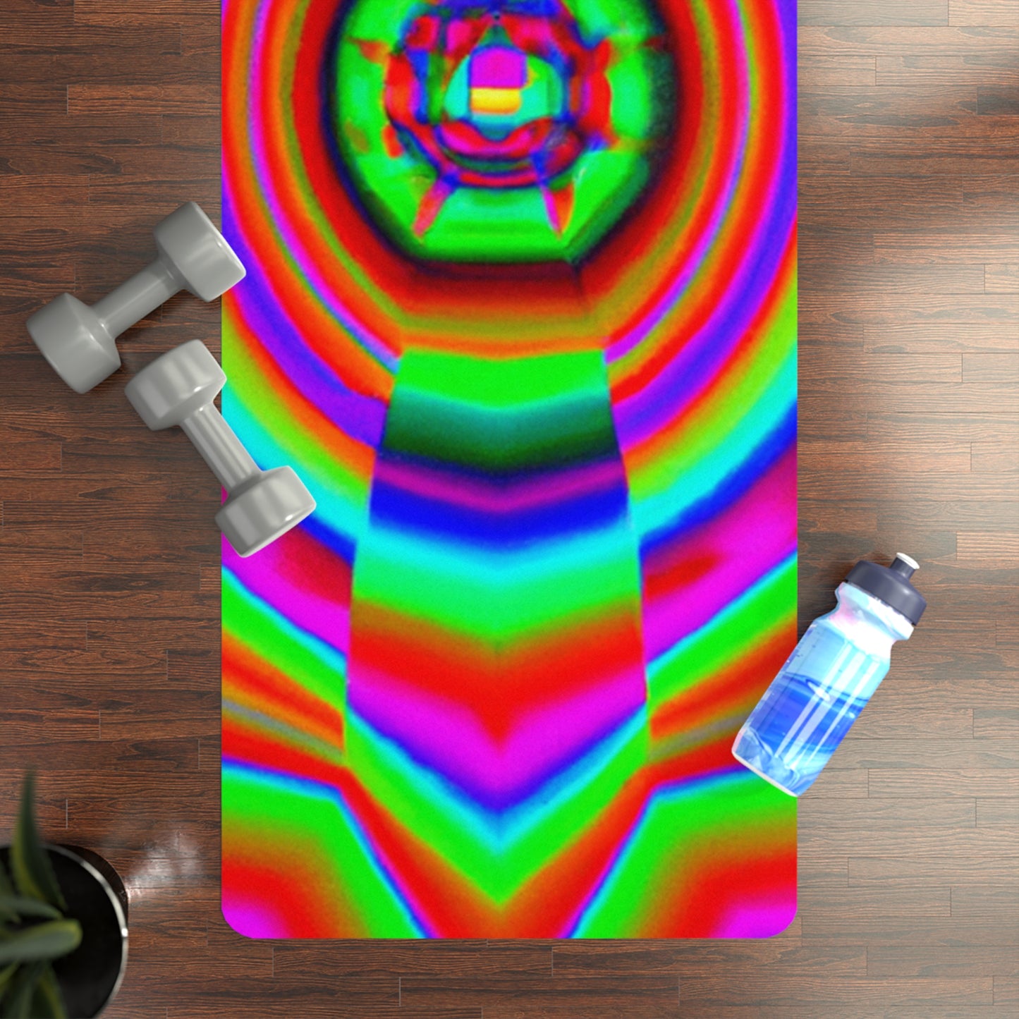 Ambika Mohan - Psychedelic Yoga Exercise Workout Mat