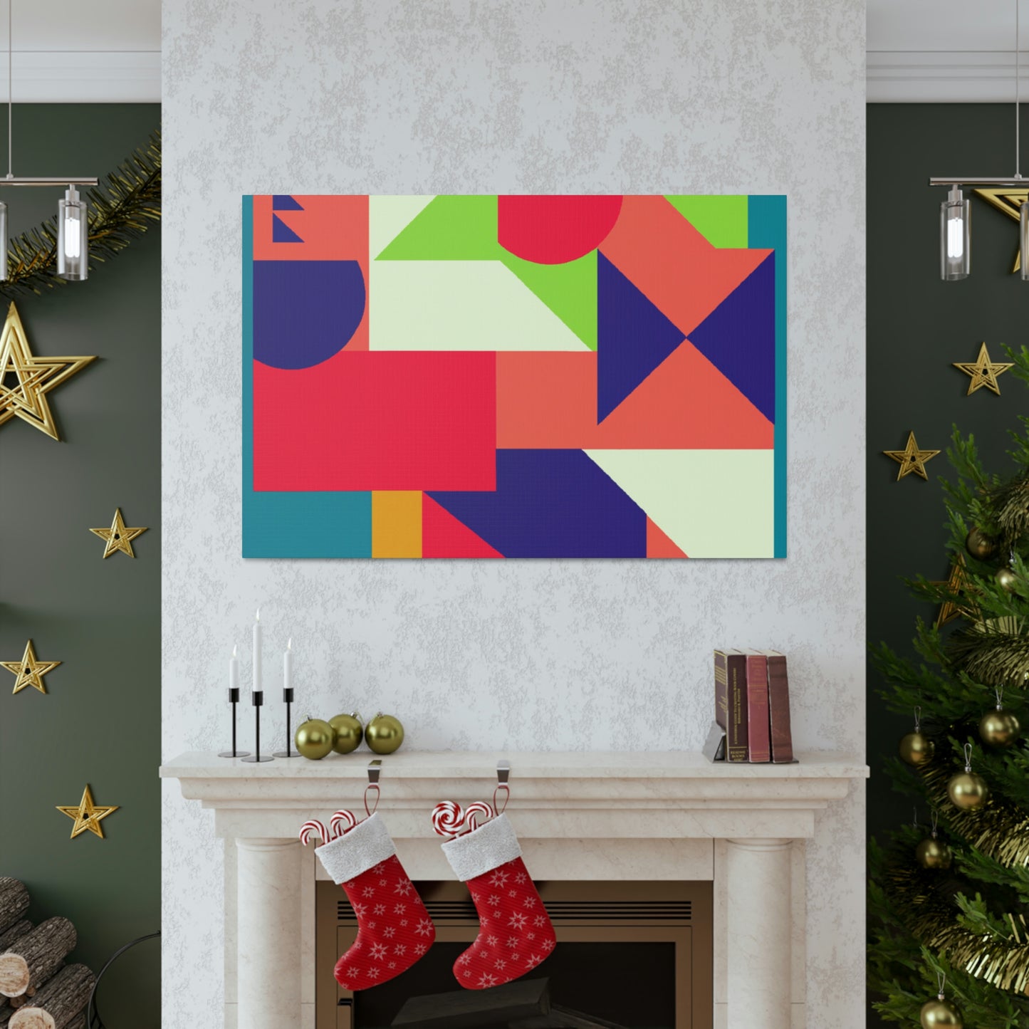 Ambrose Sharpe - Geometric Canvas Wall Art