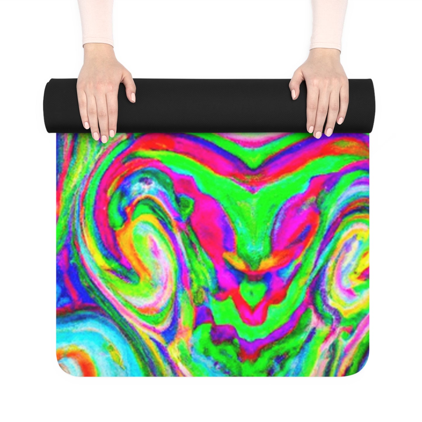 Ravi Shankar Prasad - Psychedelic Yoga Exercise Workout Mat - 24″ x 68"