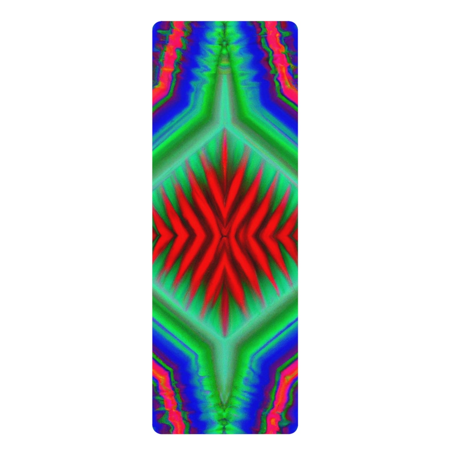 Mr. Mahesh Adams - Psychedelic Yoga Exercise Workout Mat - 24″ x 68"