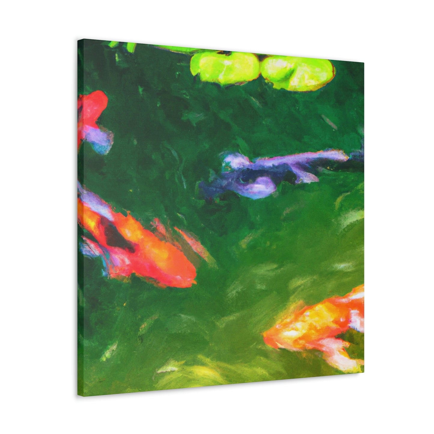 Johnna de la Poésie - Koi Fish Canvas Wall Art