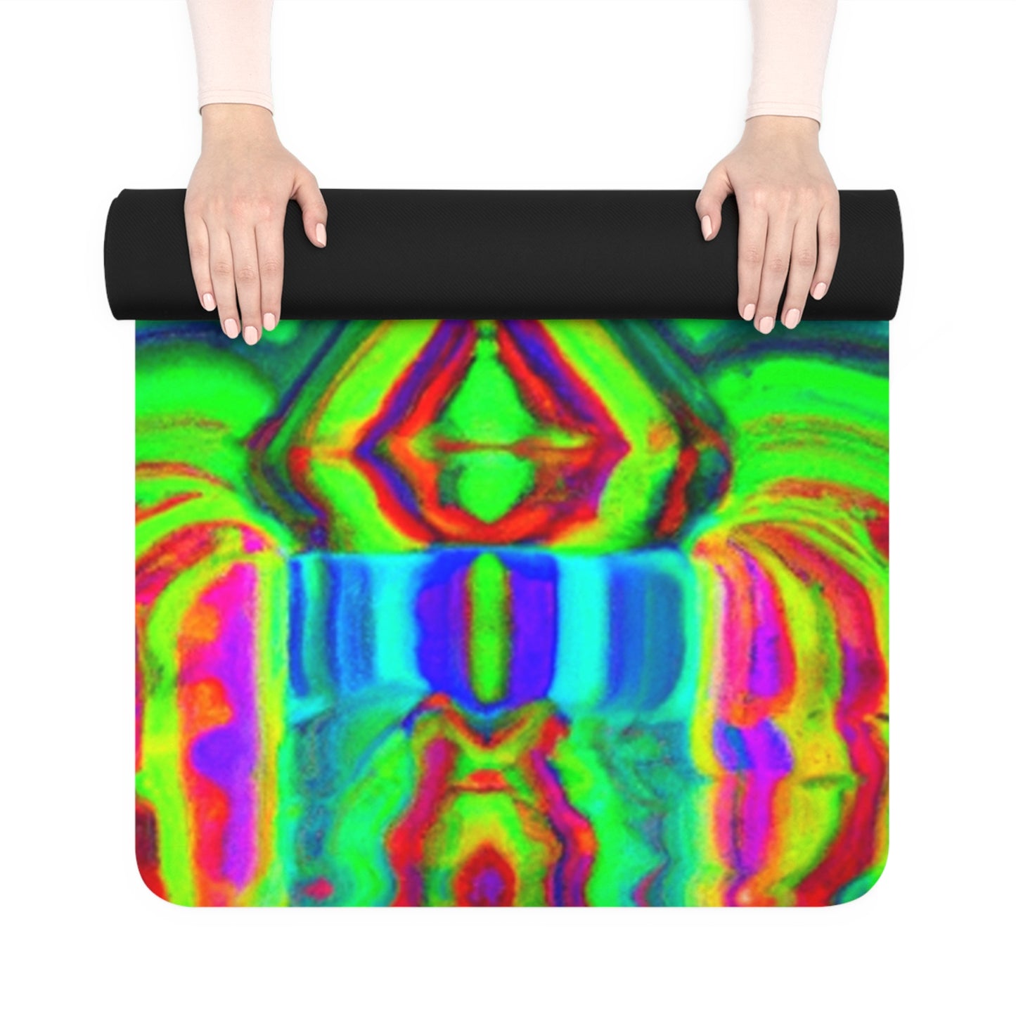 Monsieur Dharma Shankar - Psychedelic Yoga Exercise Workout Mat - 24″ x 68"