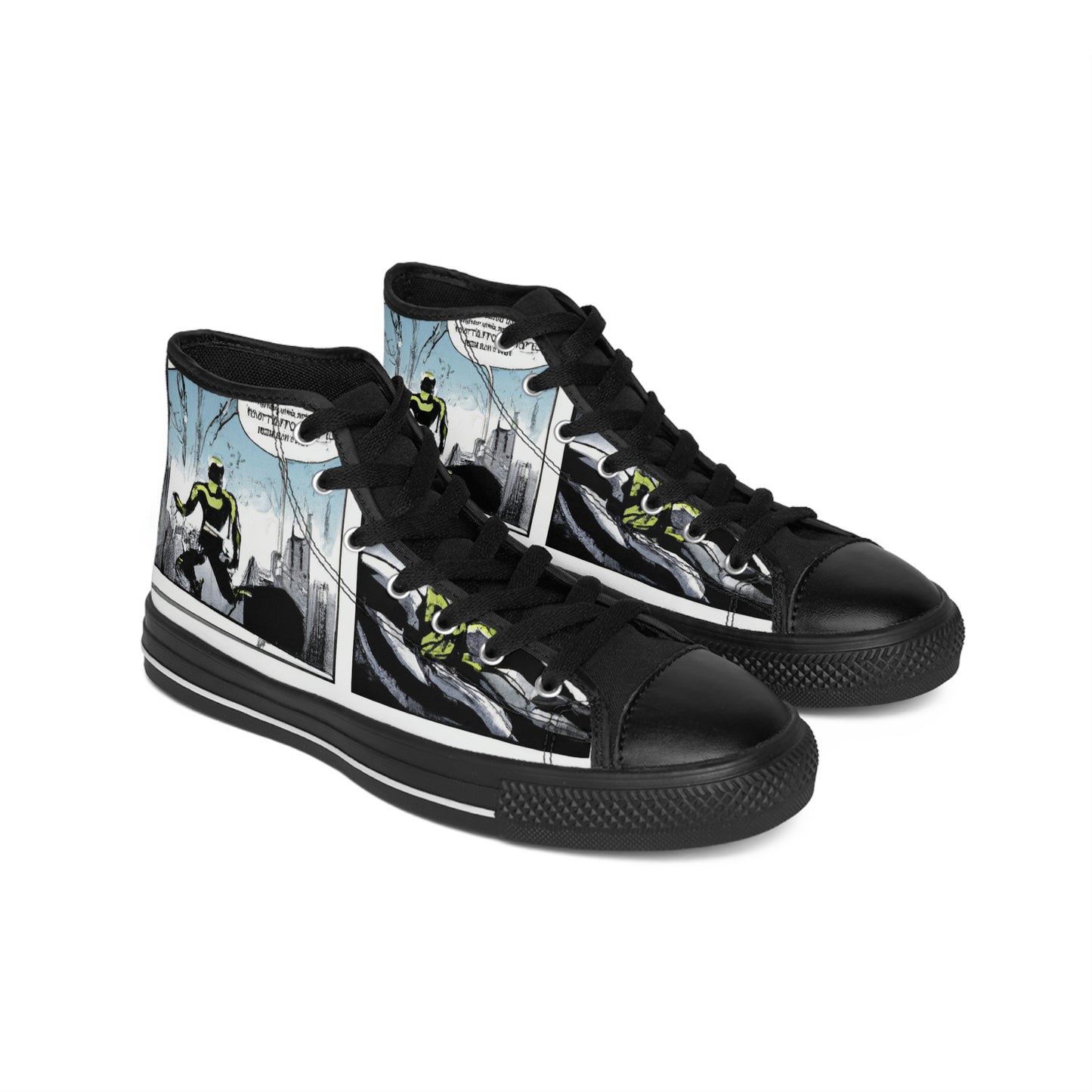 Adelardo di Calzari - Comic Book Hi Tops