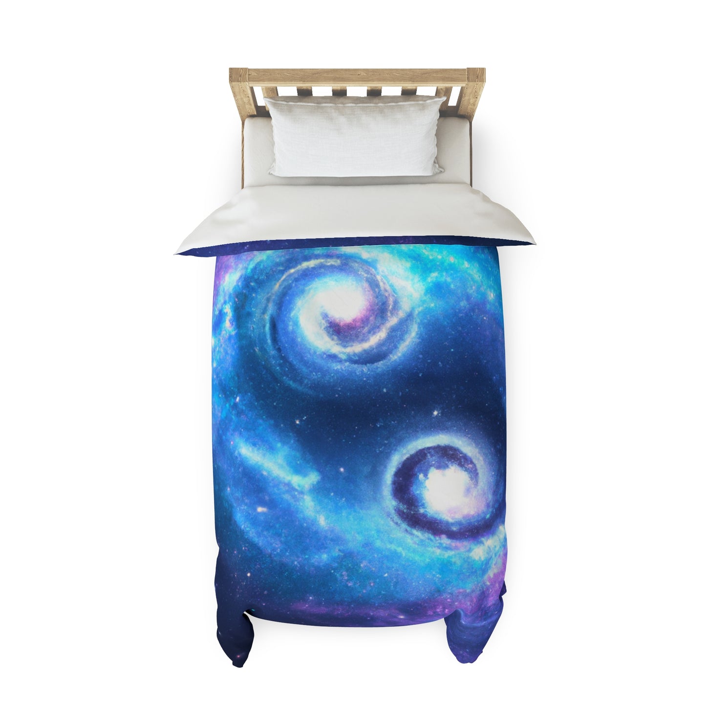 The Starry Dream of Amelia - Astronomy Duvet Bed Cover