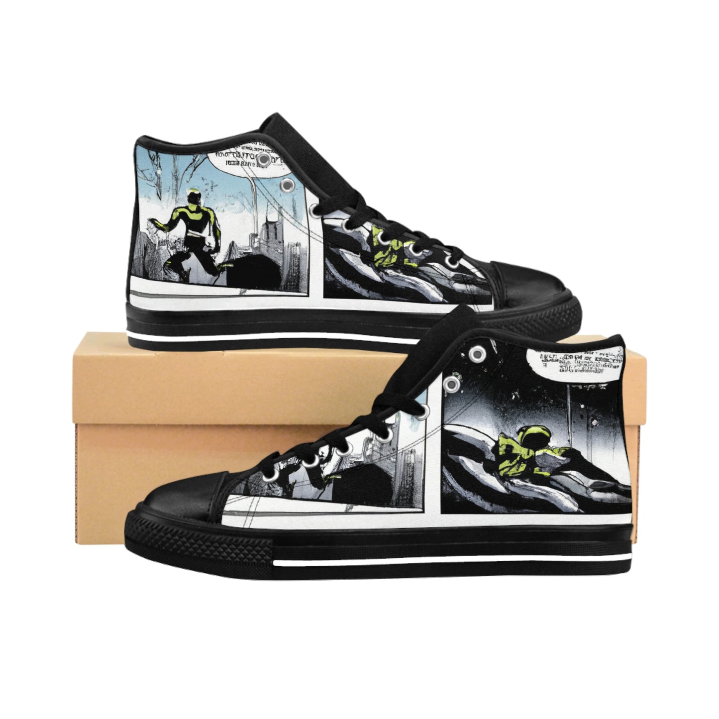 Adelardo di Calzari - Comic Book Hi Tops