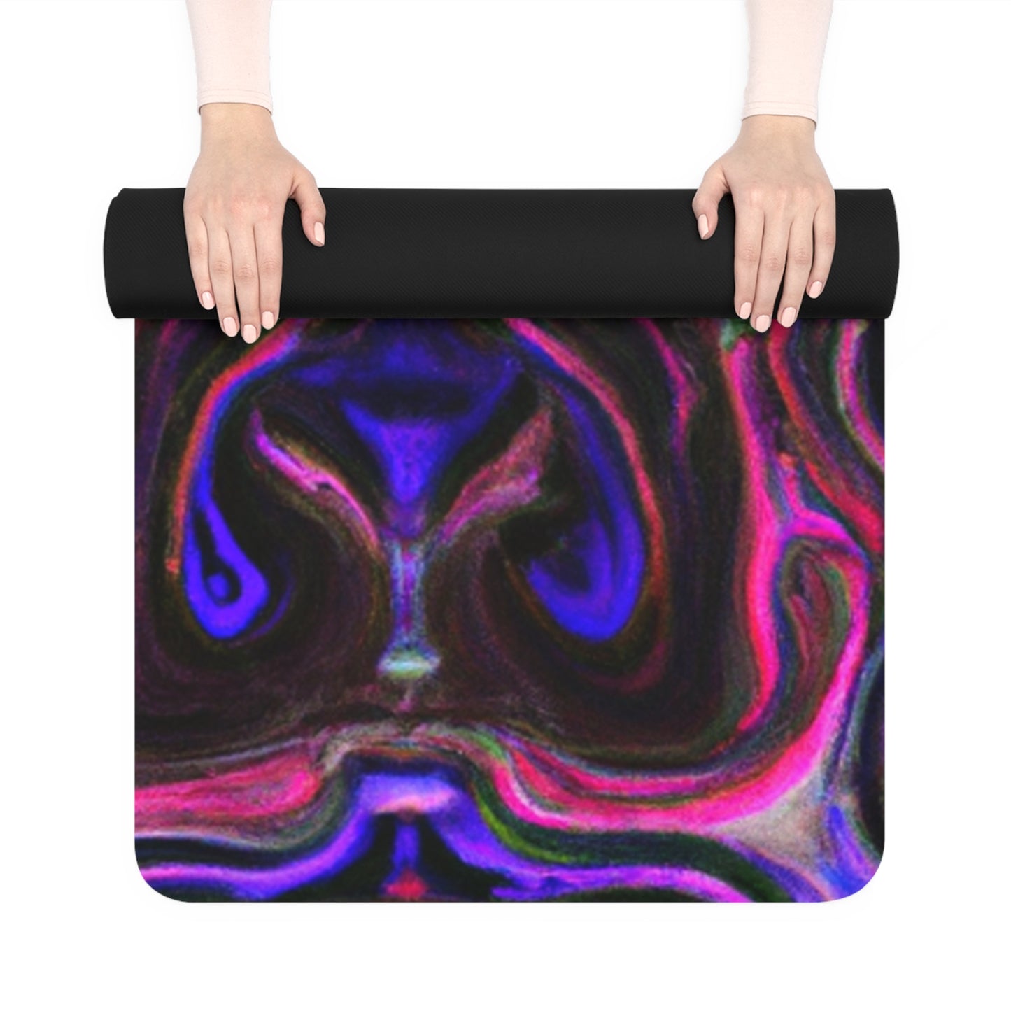 Miles Fairfield - Psychedelic Yoga Exercise Workout Mat - 24″ x 68"