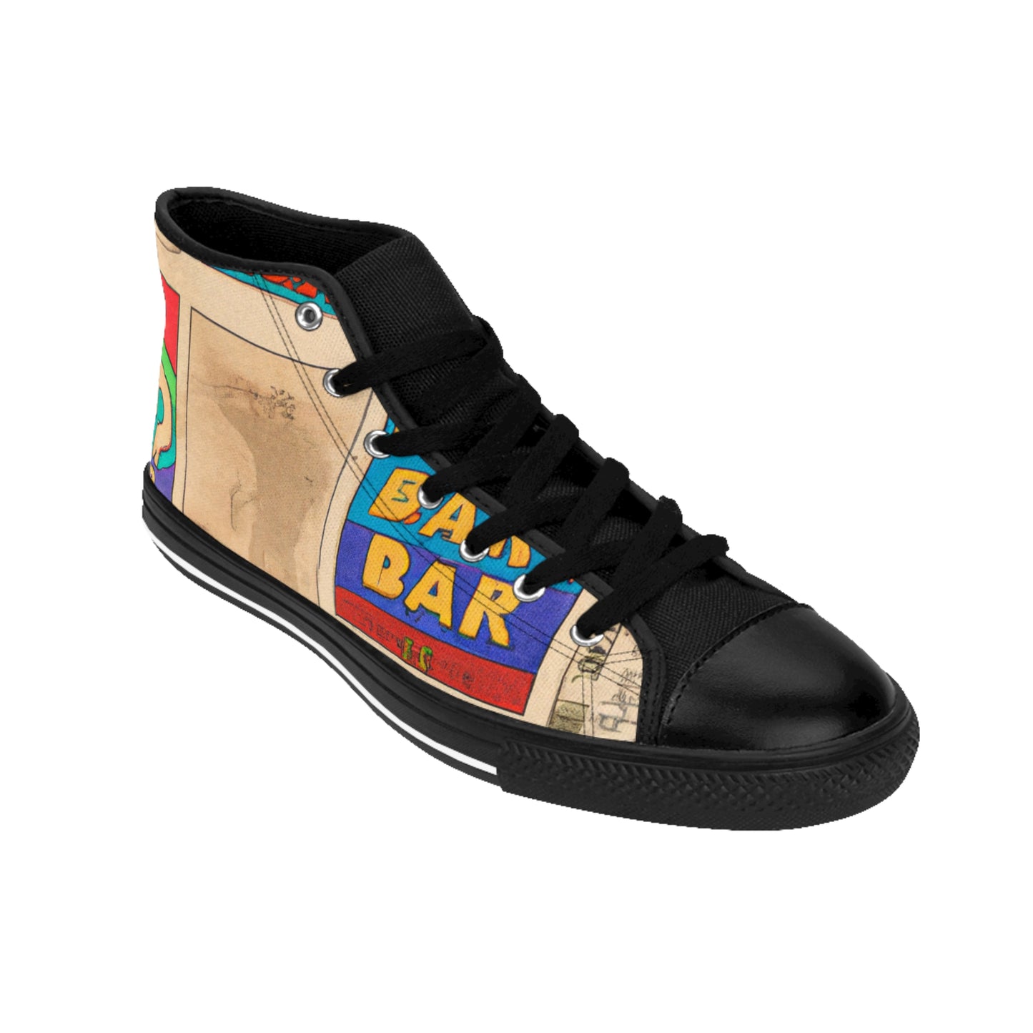 Giles of Groton - Comic Book Hi Tops