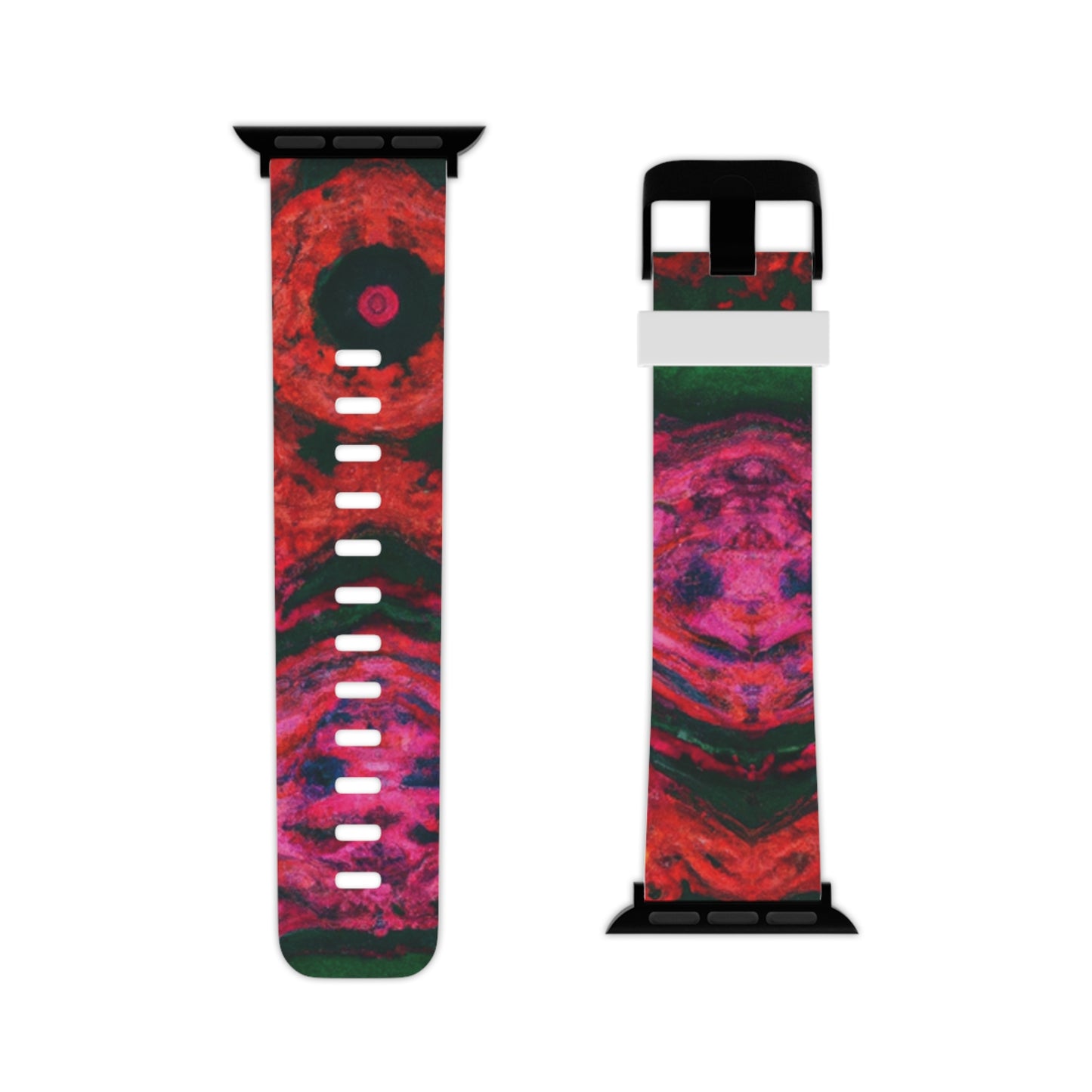 Adelaide Miller - Trippy Hippy Boho Psychedelic Apple Wrist Watch Band