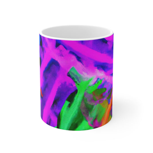 Bob's House Blend Coffee - Psychedelic Coffee Cup Mug 11 Ounce