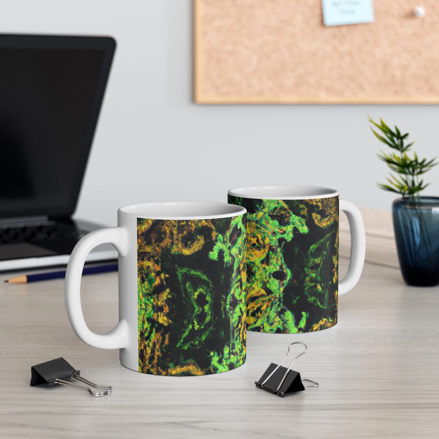 Joey's Java - Psychedelic Coffee Cup Mug 11 Ounce