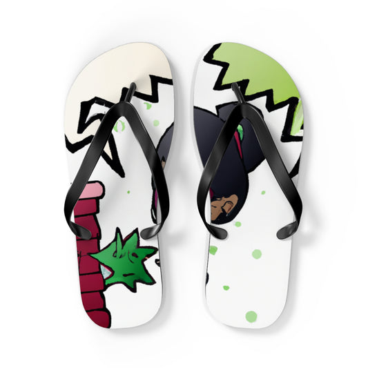 Sparky Flash - Comics Collector Flip Flop Beach Sandals