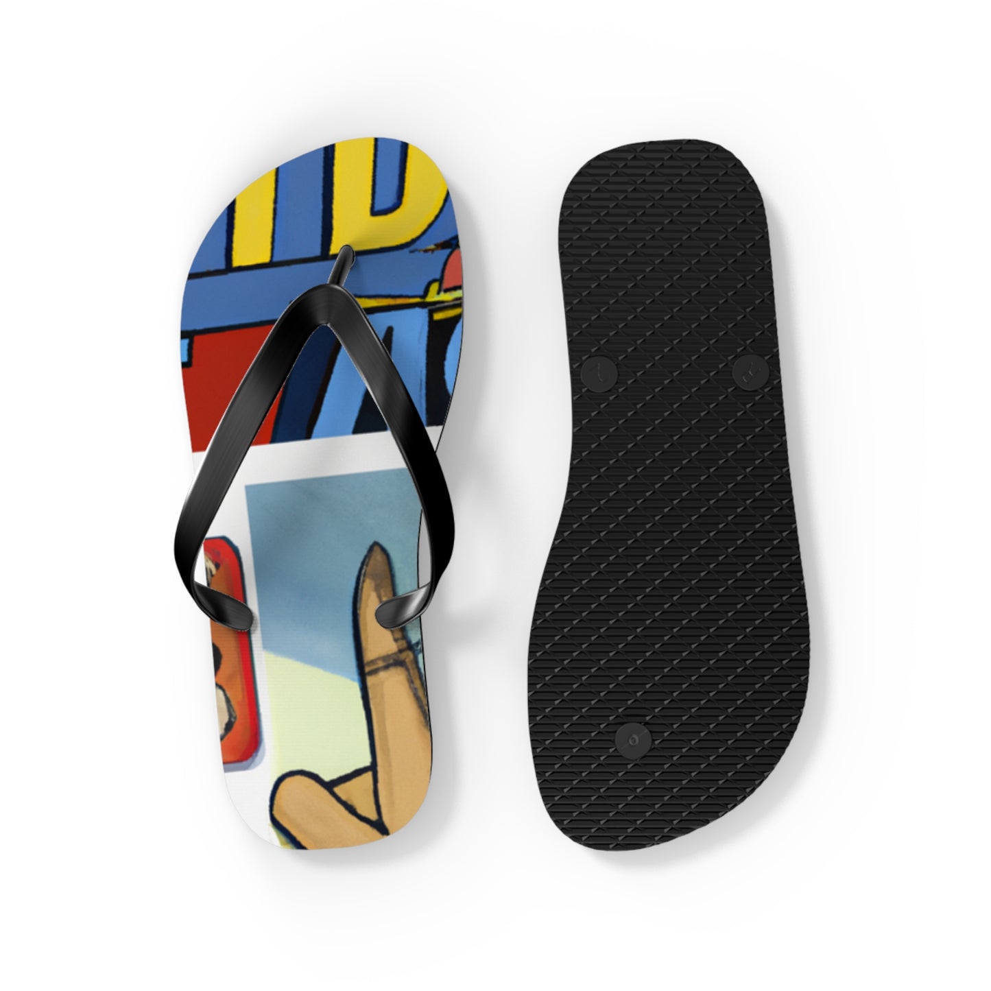 Laser Man - Comics Collector Flip Flop Beach Sandals