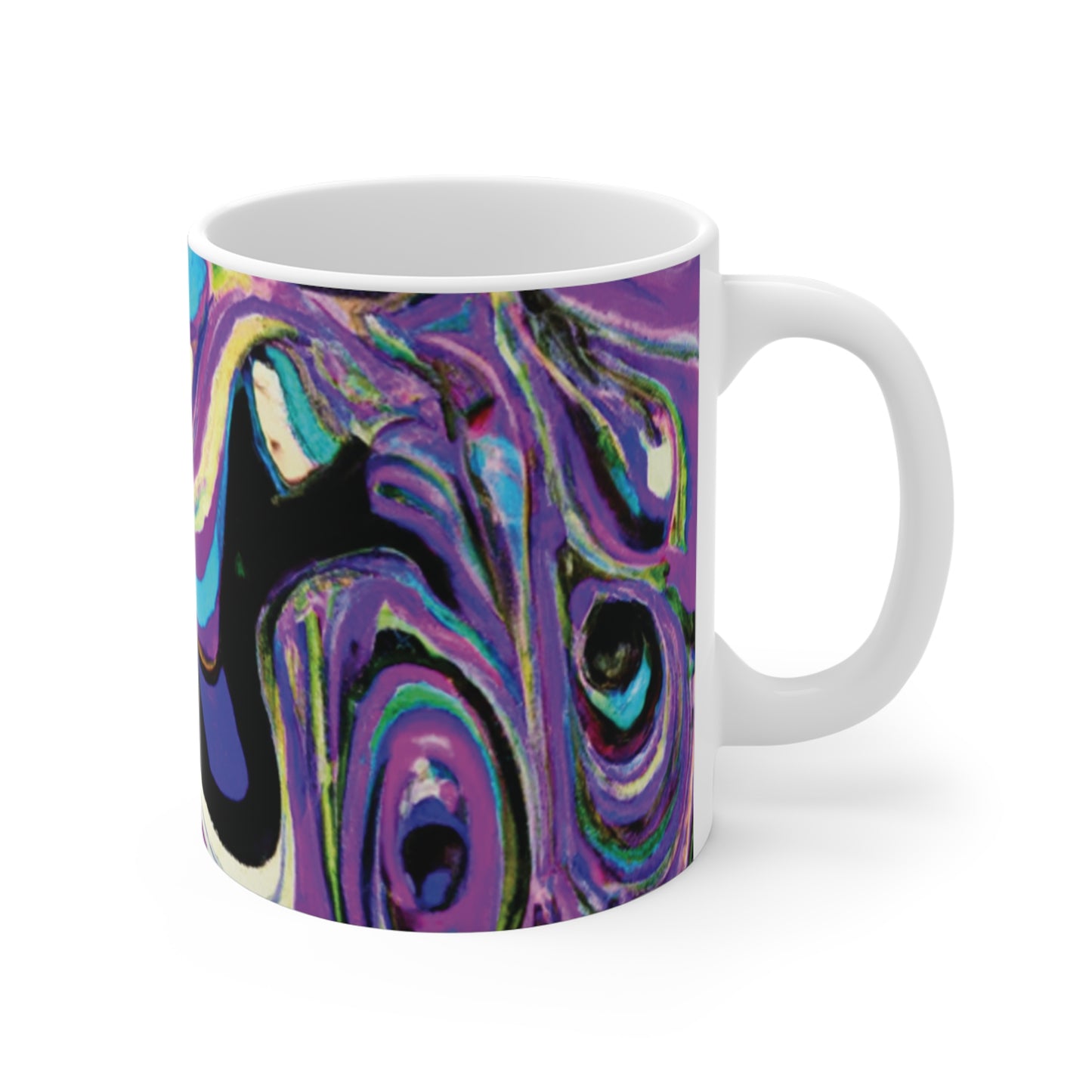 Java Joe's - Psychedelic Coffee Cup Mug 11 Ounce