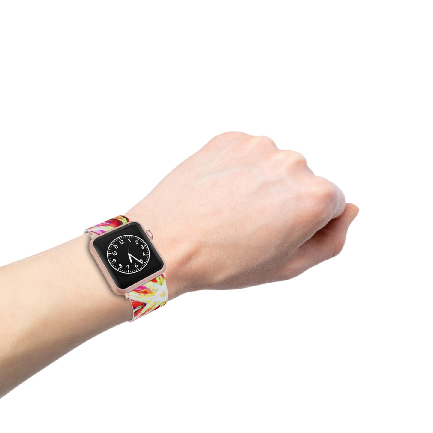 Herman Von Bezet - Trippy Hippy Boho Psychedelic Apple Wrist Watch Band