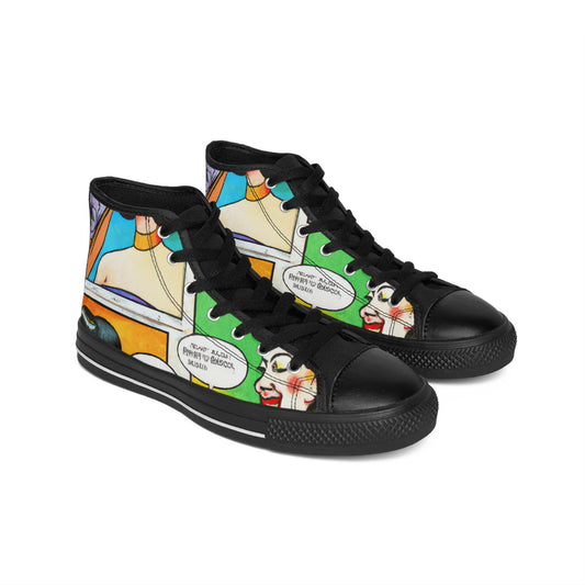 Adeline de Montfort - Comic Book Hi Tops