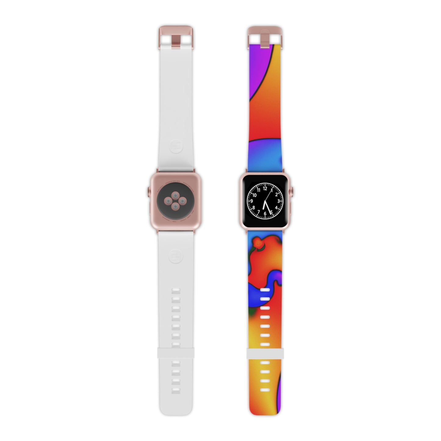 Morrisina Clark - Trippy Hippy Boho Psychedelic Apple Wrist Watch Band