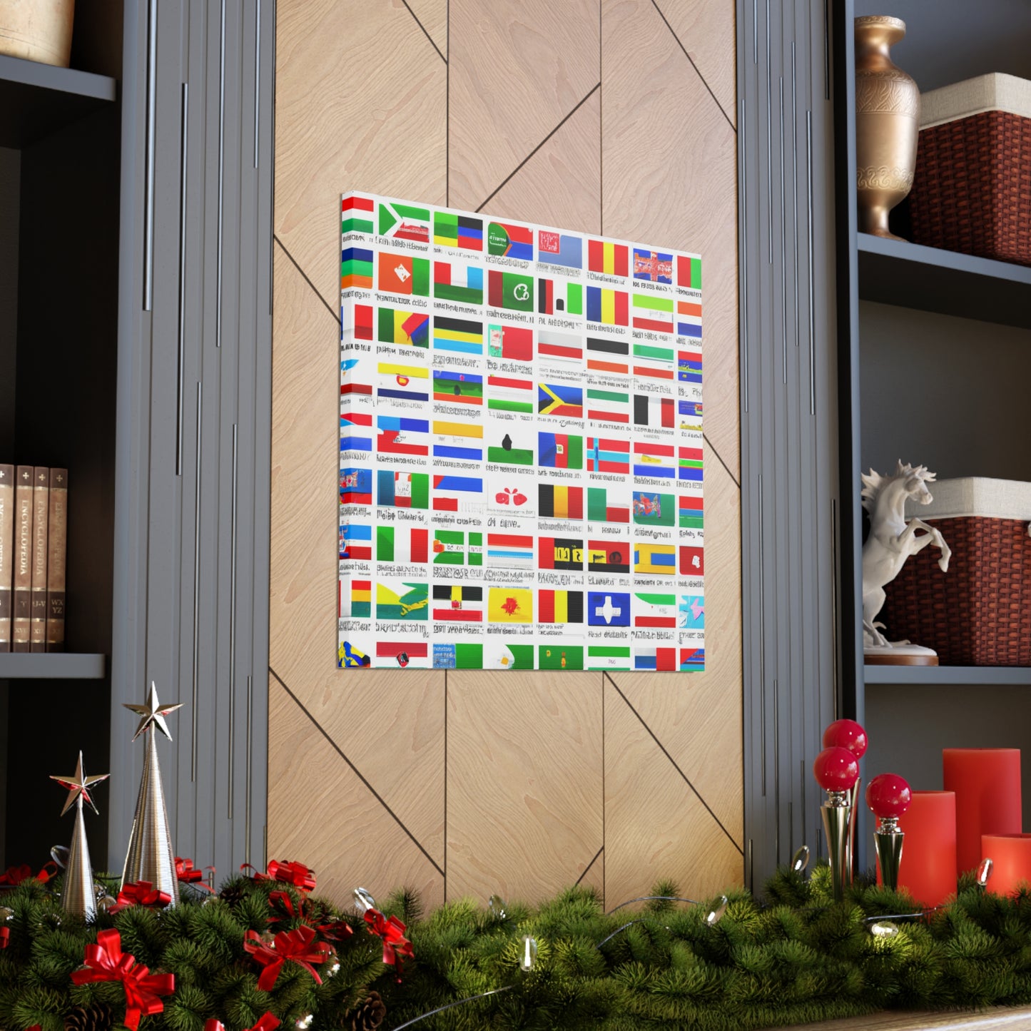 Victoria Davidoff - Flags Of The World Canvas Wall Art