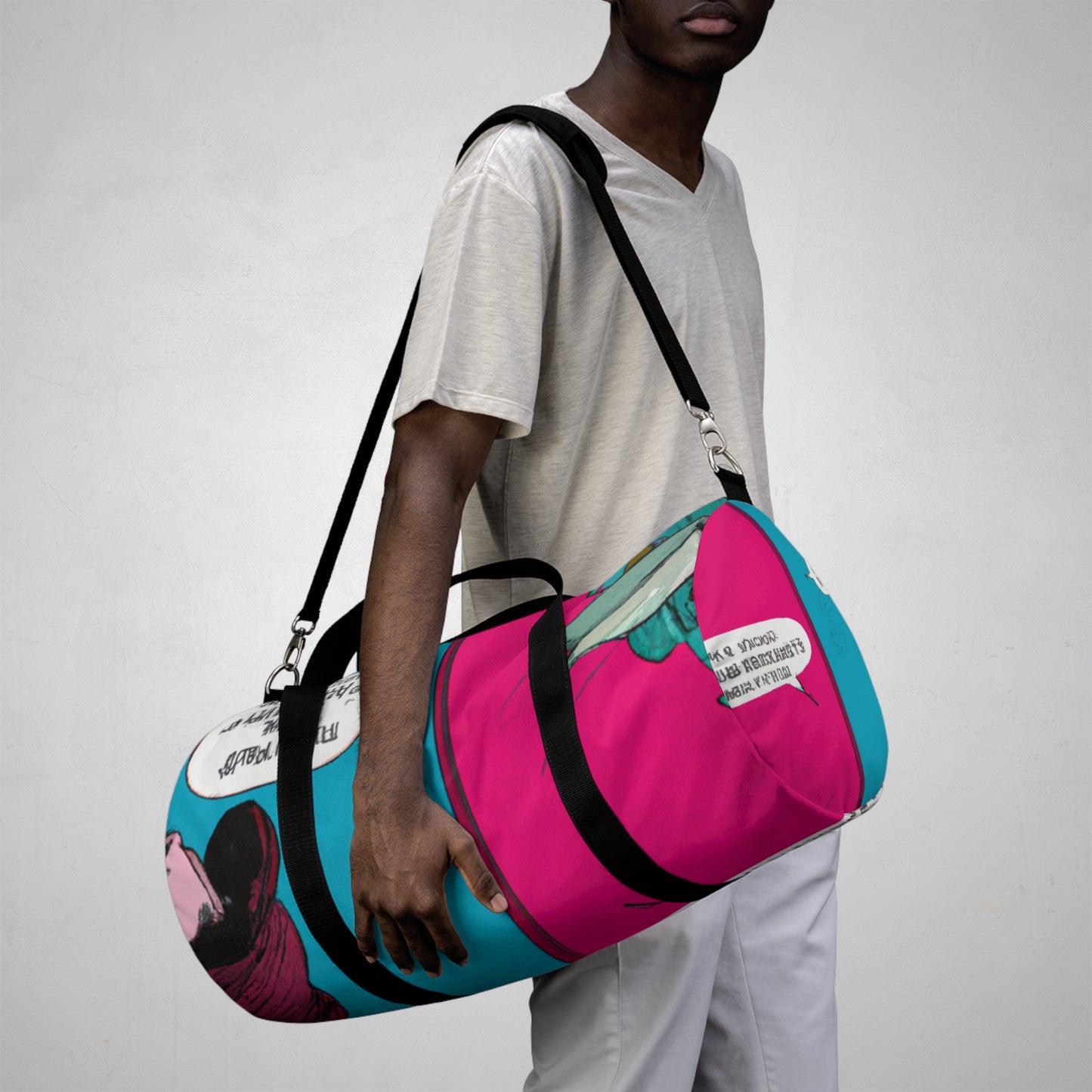 Herbertine Collins - Comic Book Duffel Bag