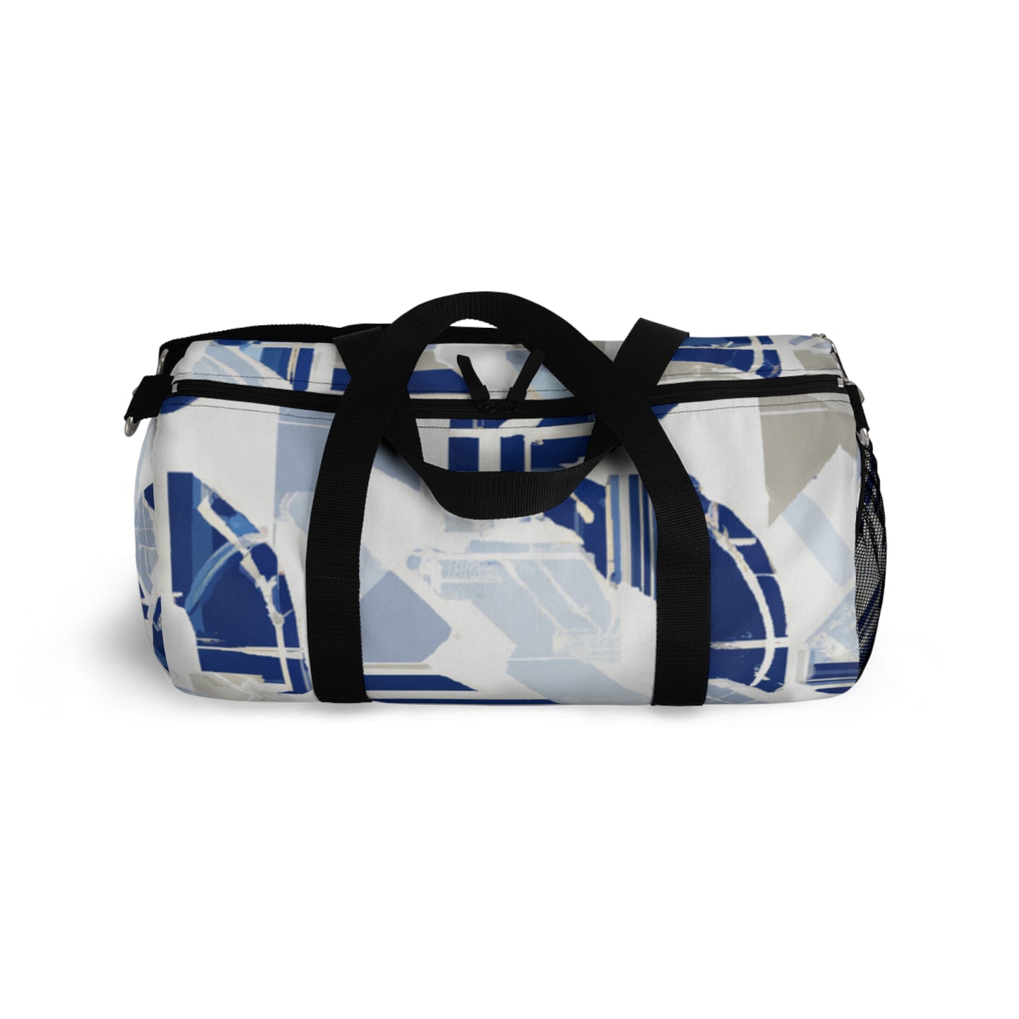 Frieda Fermat - Geometric Pattern Duffel Travel Gym Luggage Bag