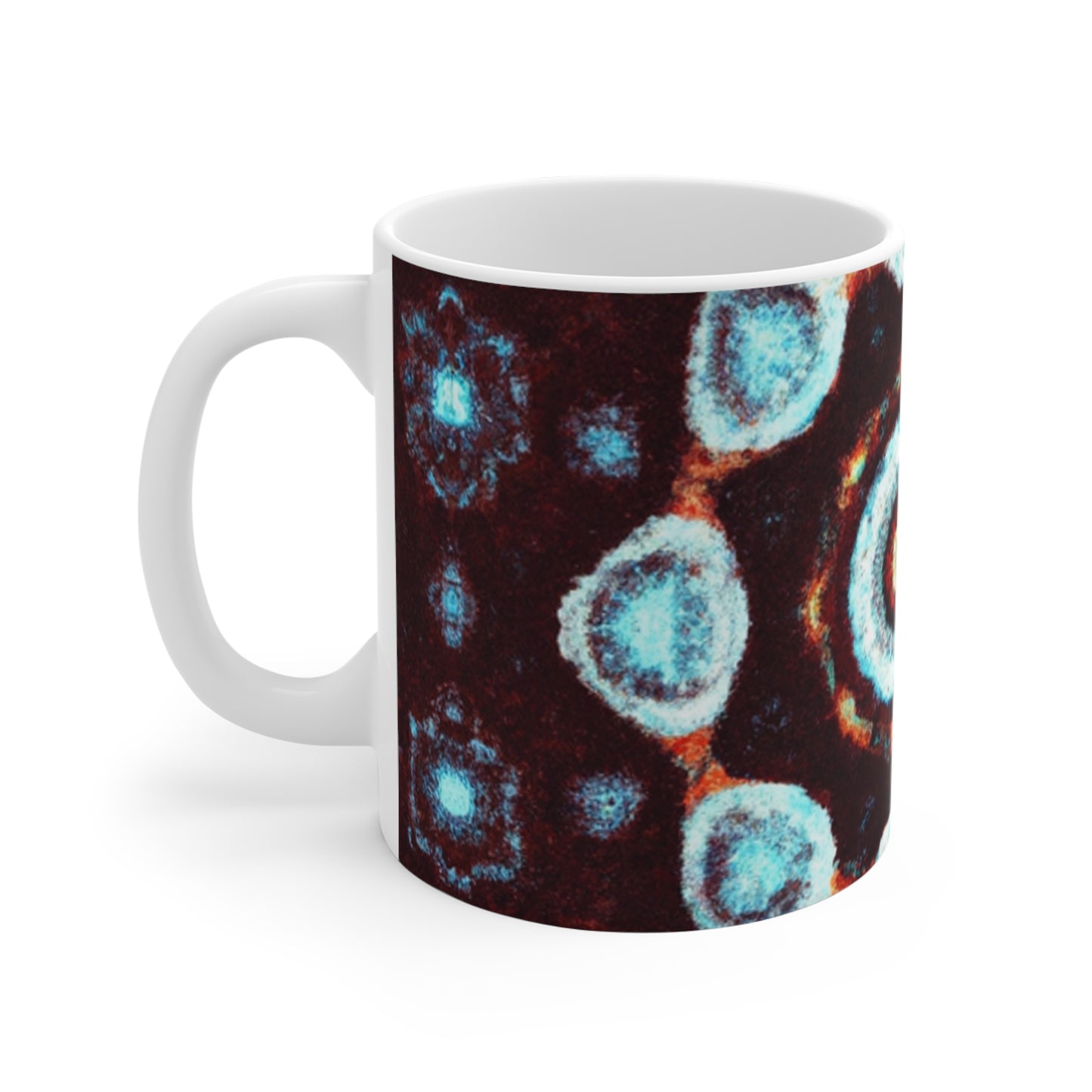 Gustav's Rich Roast Coffee - Psychedelic Coffee Cup Mug 11 Ounce