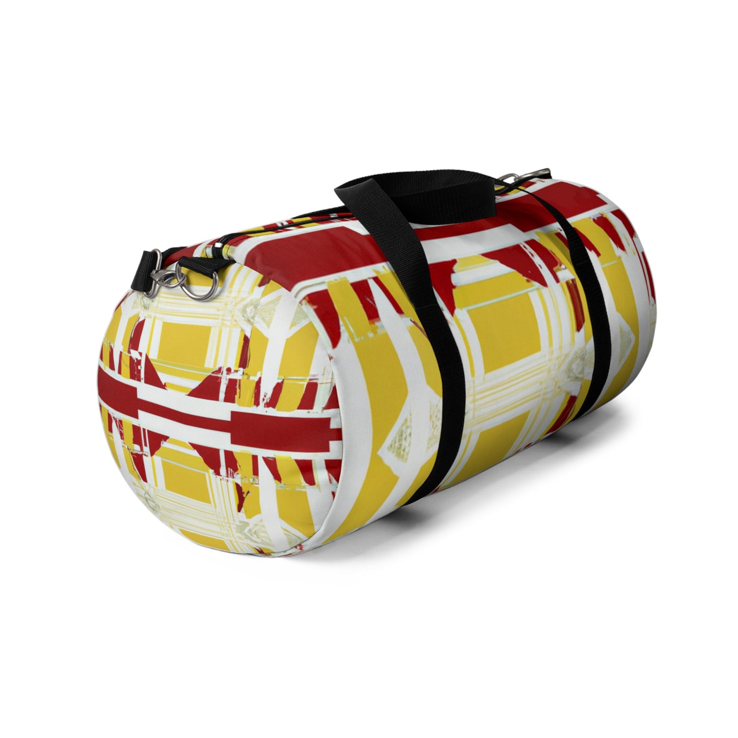 Herberta Longskirt - Geometric Pattern Duffel Travel Gym Luggage Bag