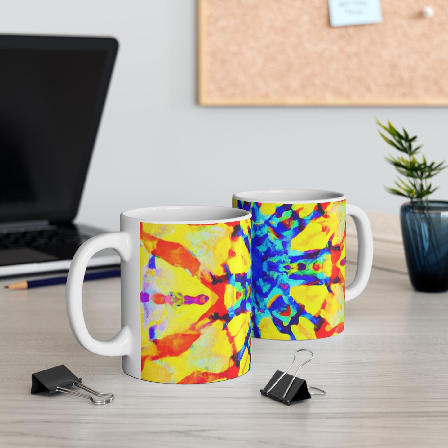 Java Joe's - Psychedelic Coffee Cup Mug 11 Ounce