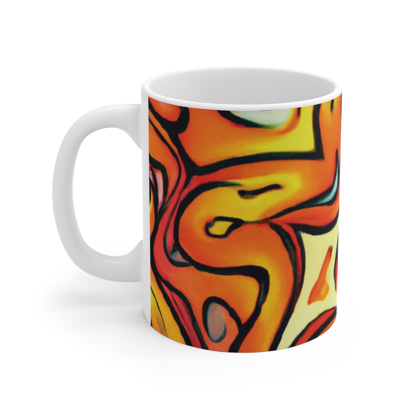 Caffé Aprilia - Psychedelic Coffee Cup Mug 11 Ounce