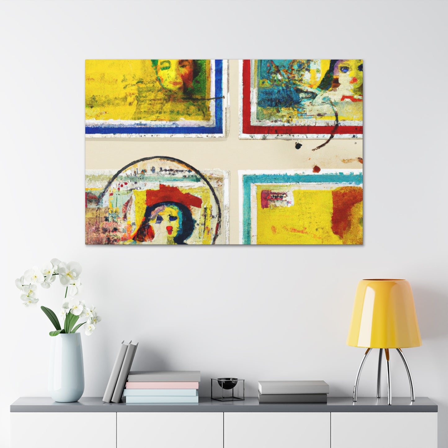 Global Postage Forever! - Postage Stamp Collector Canvas Wall Art