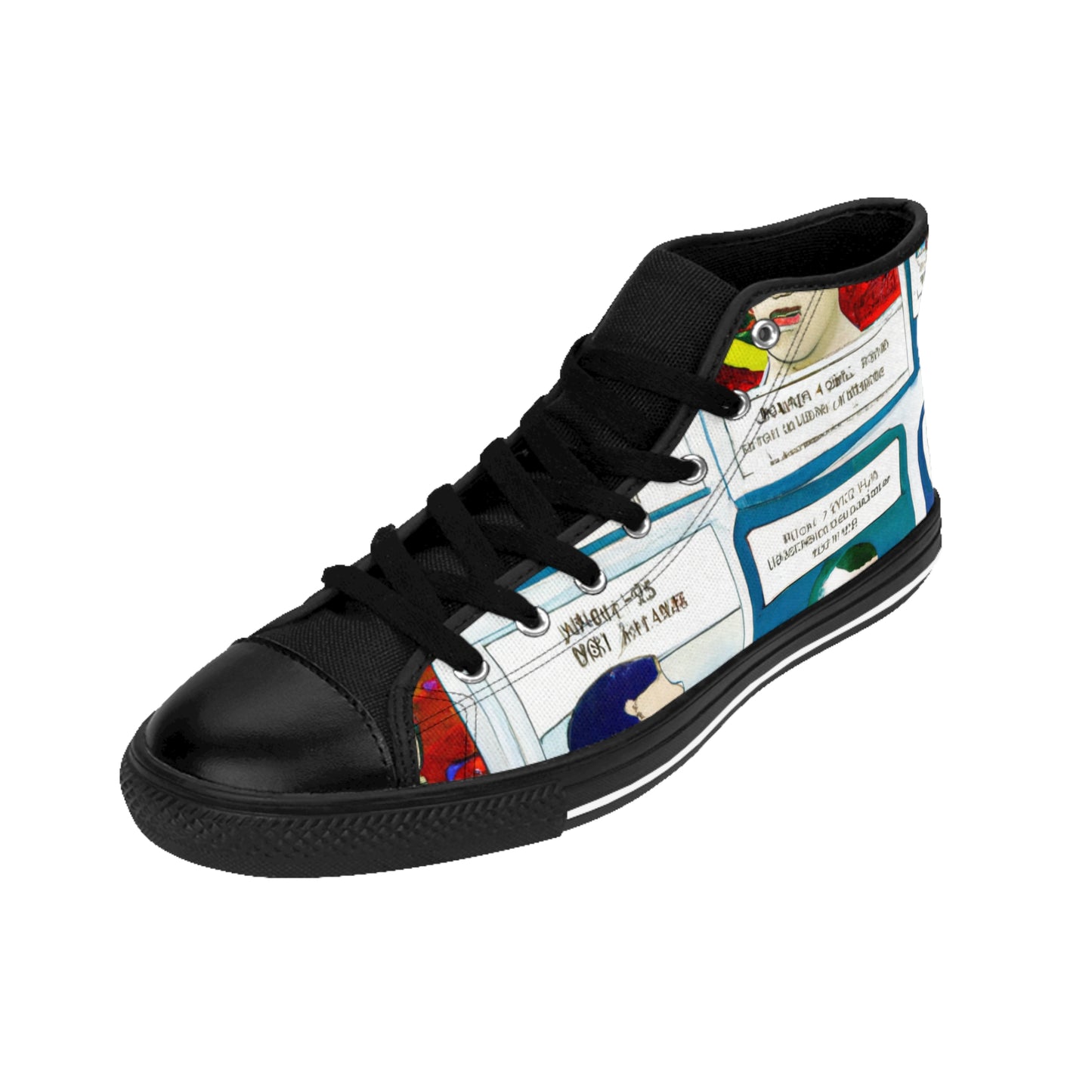 .

Kieran the Shoemaker - Comic Book Hi Tops