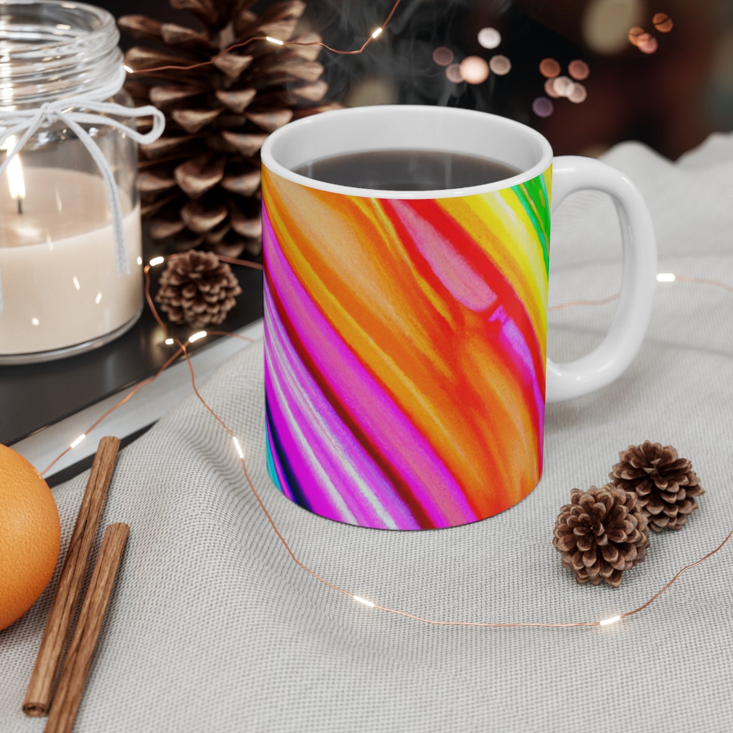 Coffee By Noel - Psychedelic Coffee Cup Mug 11 Ounce