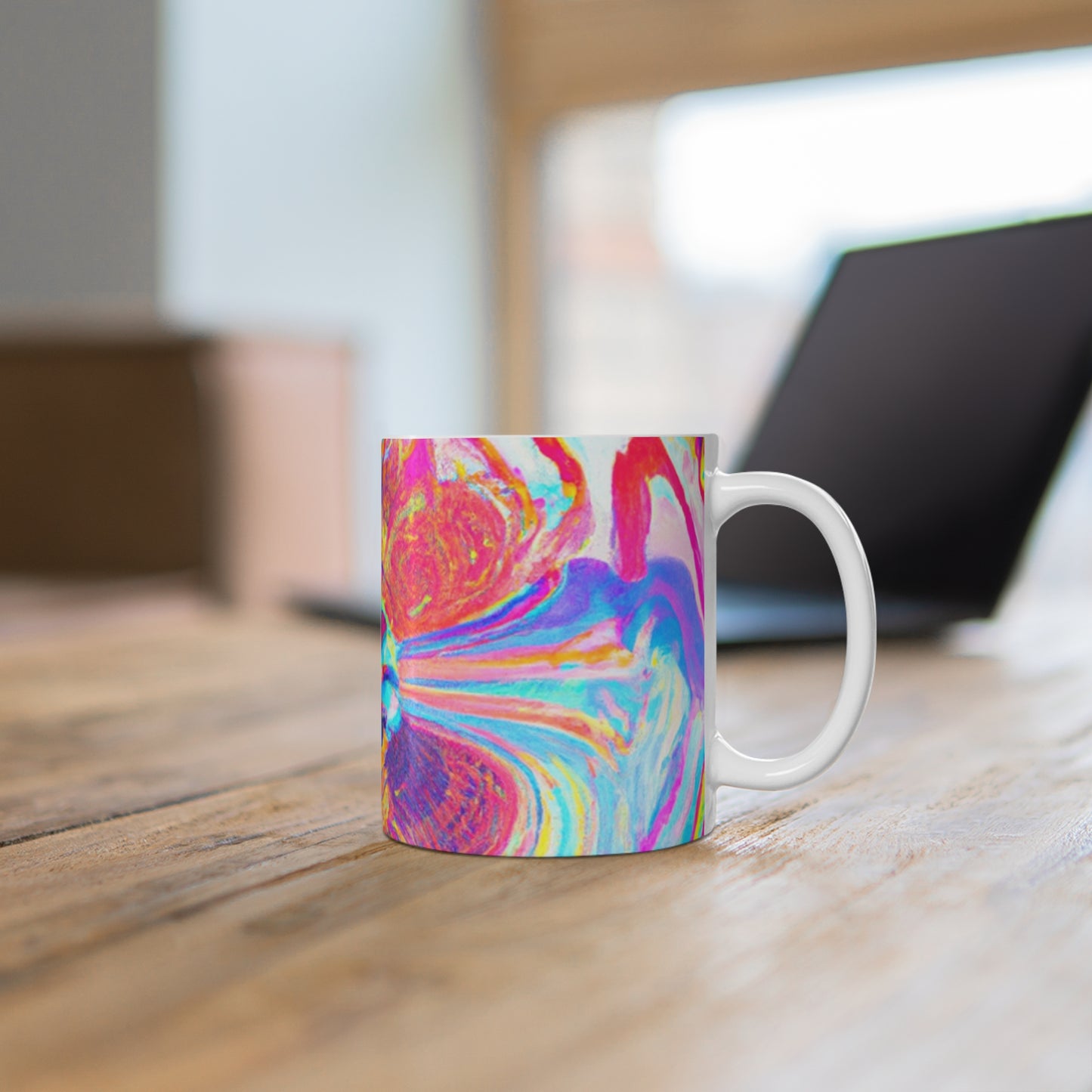 Arlo's Roast and Blend - Psychedelic Coffee Cup Mug 11 Ounce