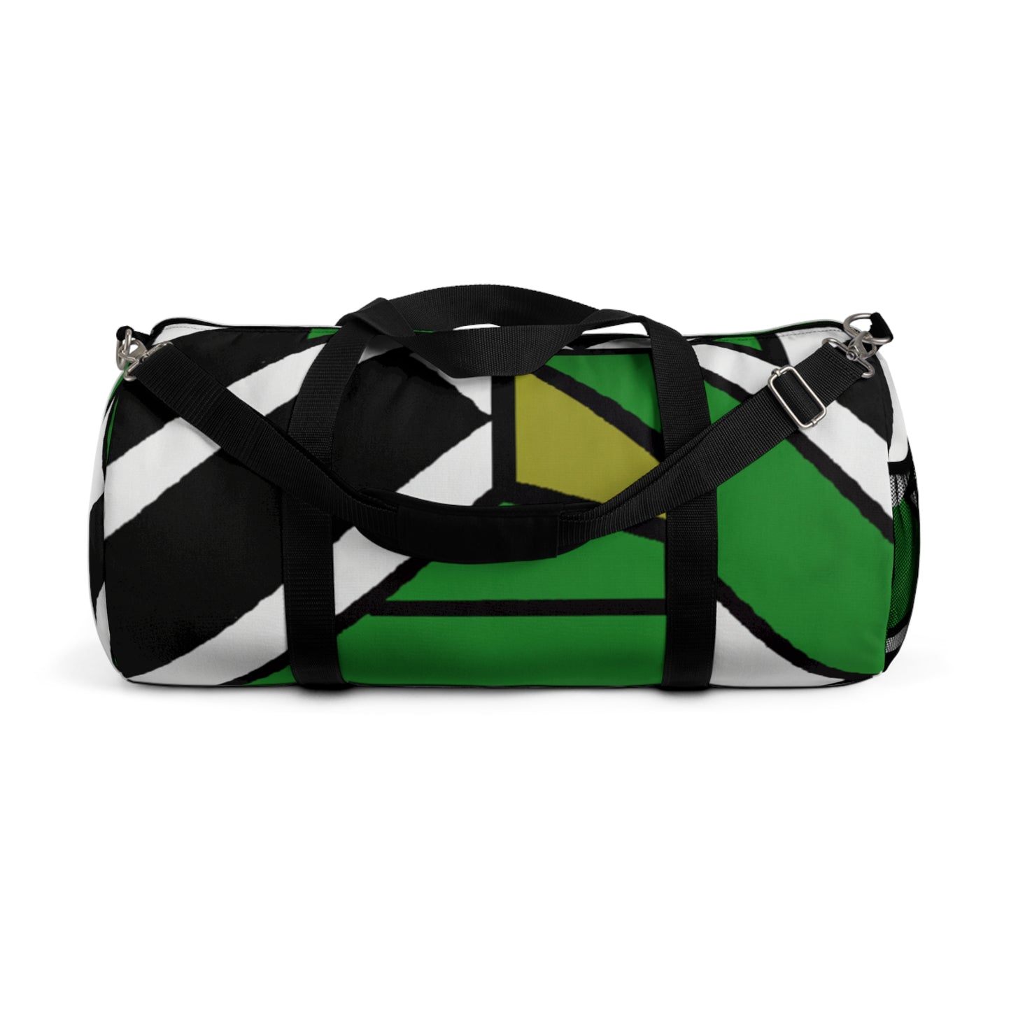 Olivia Pratchett - Geometric Pattern Duffel Travel Gym Luggage Bag