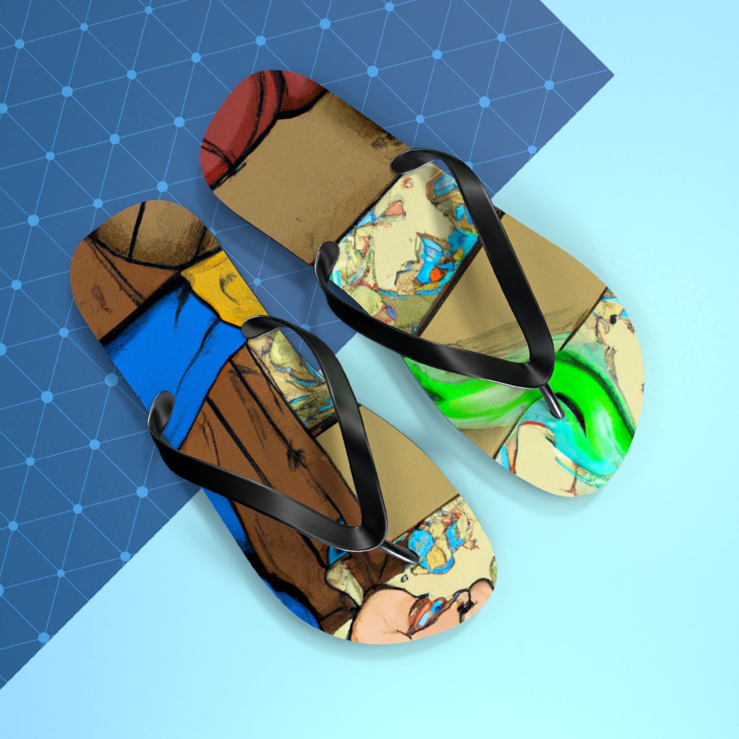 Skylord Supreme - Comics Collector Flip Flop Beach Sandals