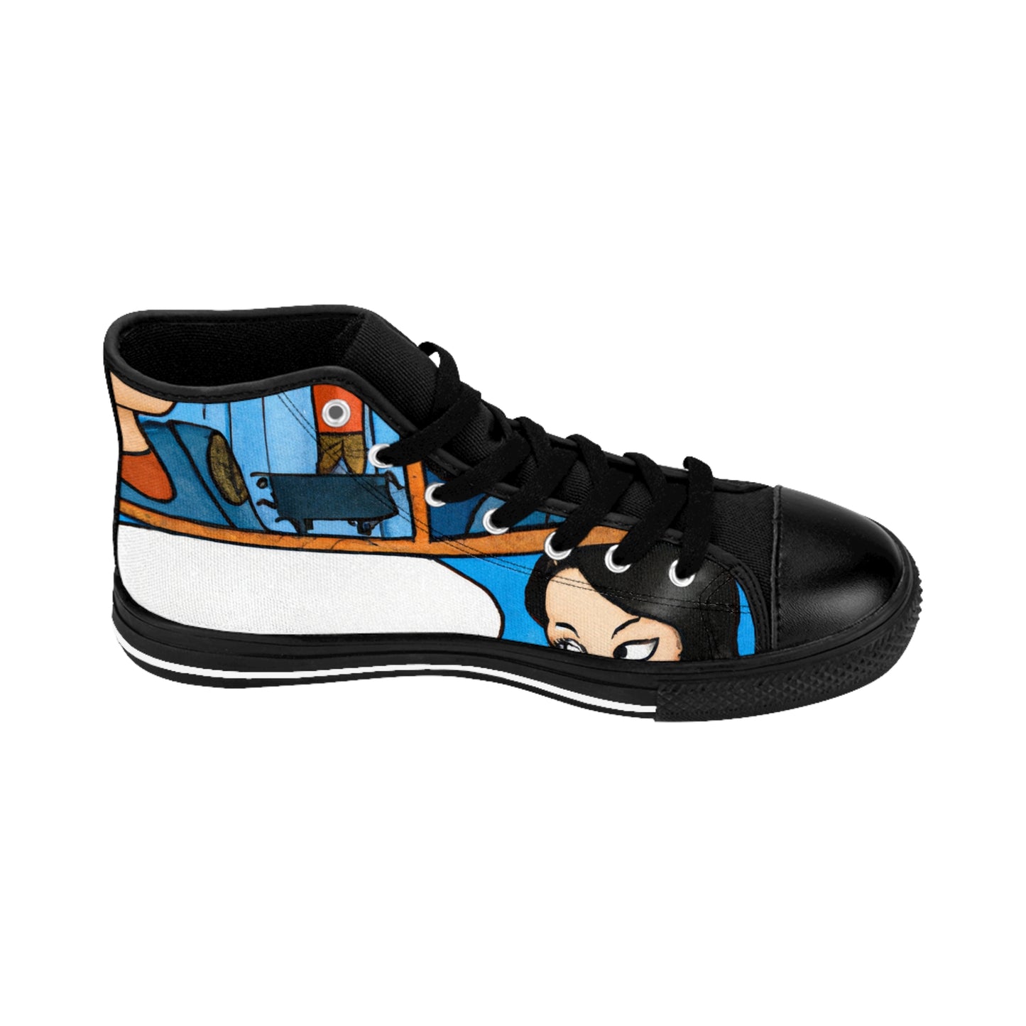 .

Florana de la Fuente - Comic Book Hi Tops