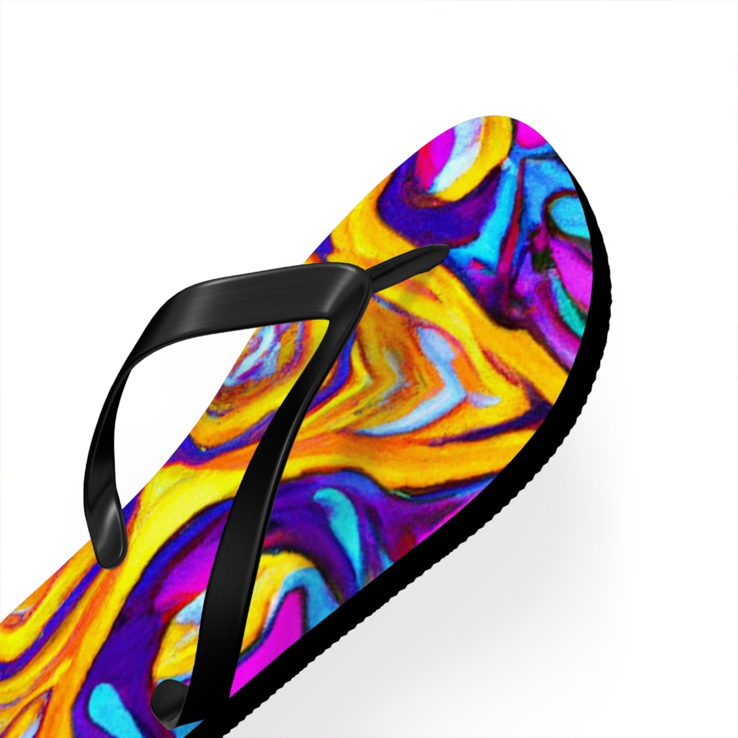 Hazel Stiles, Shoe Maker - Psychedelic Trippy Flip Flop Beach Sandals