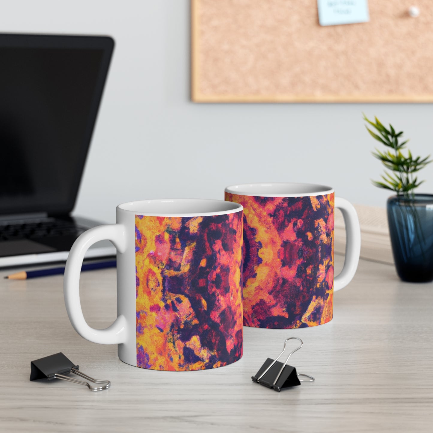 Fiona's Finest Coffee - Psychedelic Coffee Cup Mug 11 Ounce