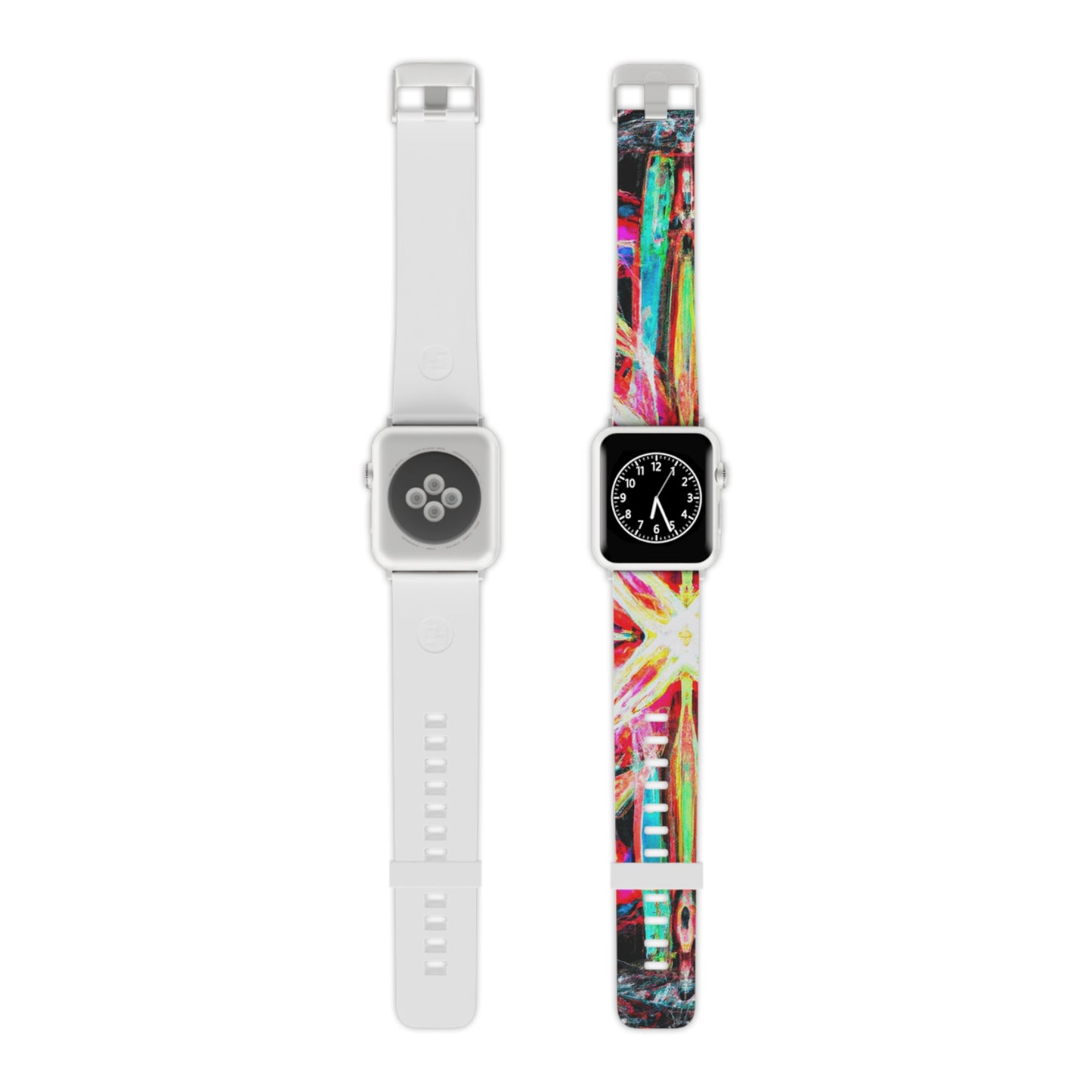 Herman Von Bezet - Trippy Hippy Boho Psychedelic Apple Wrist Watch Band