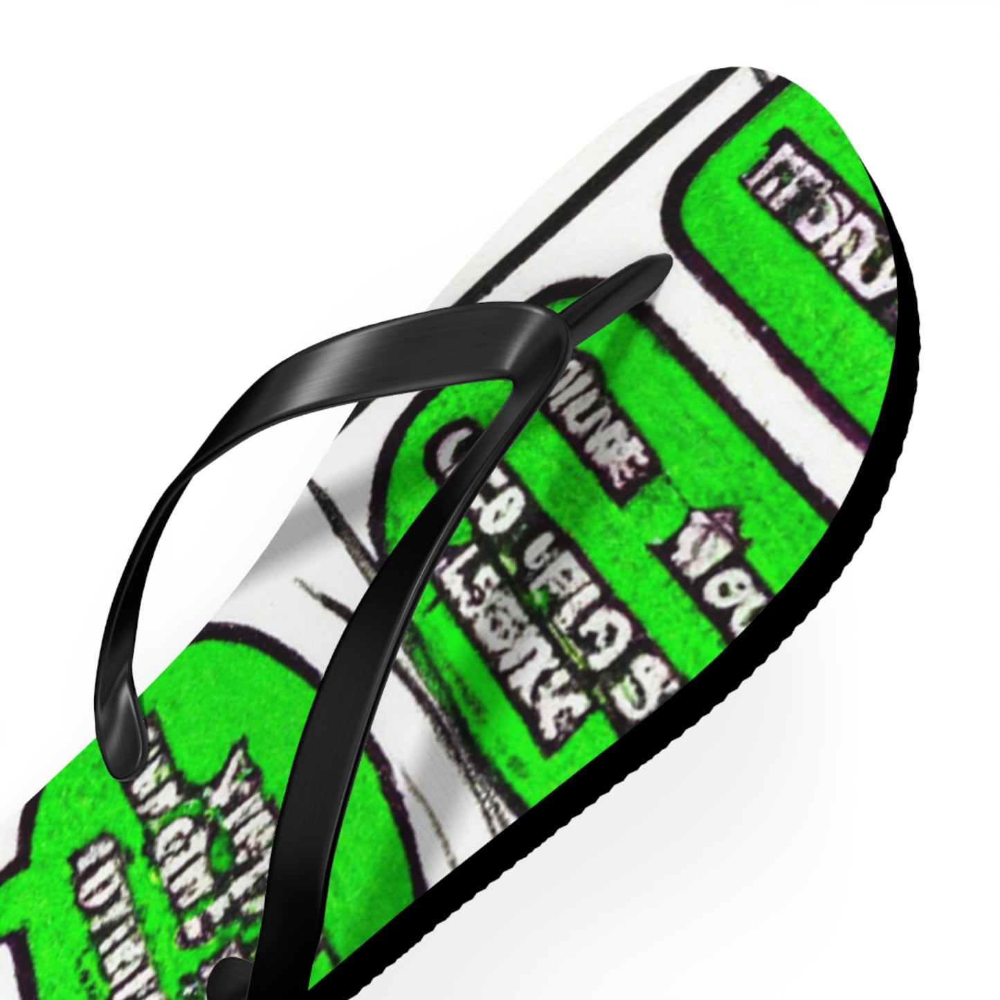 Super-John the Inescapable - Comics Collector Flip Flop Beach Sandals