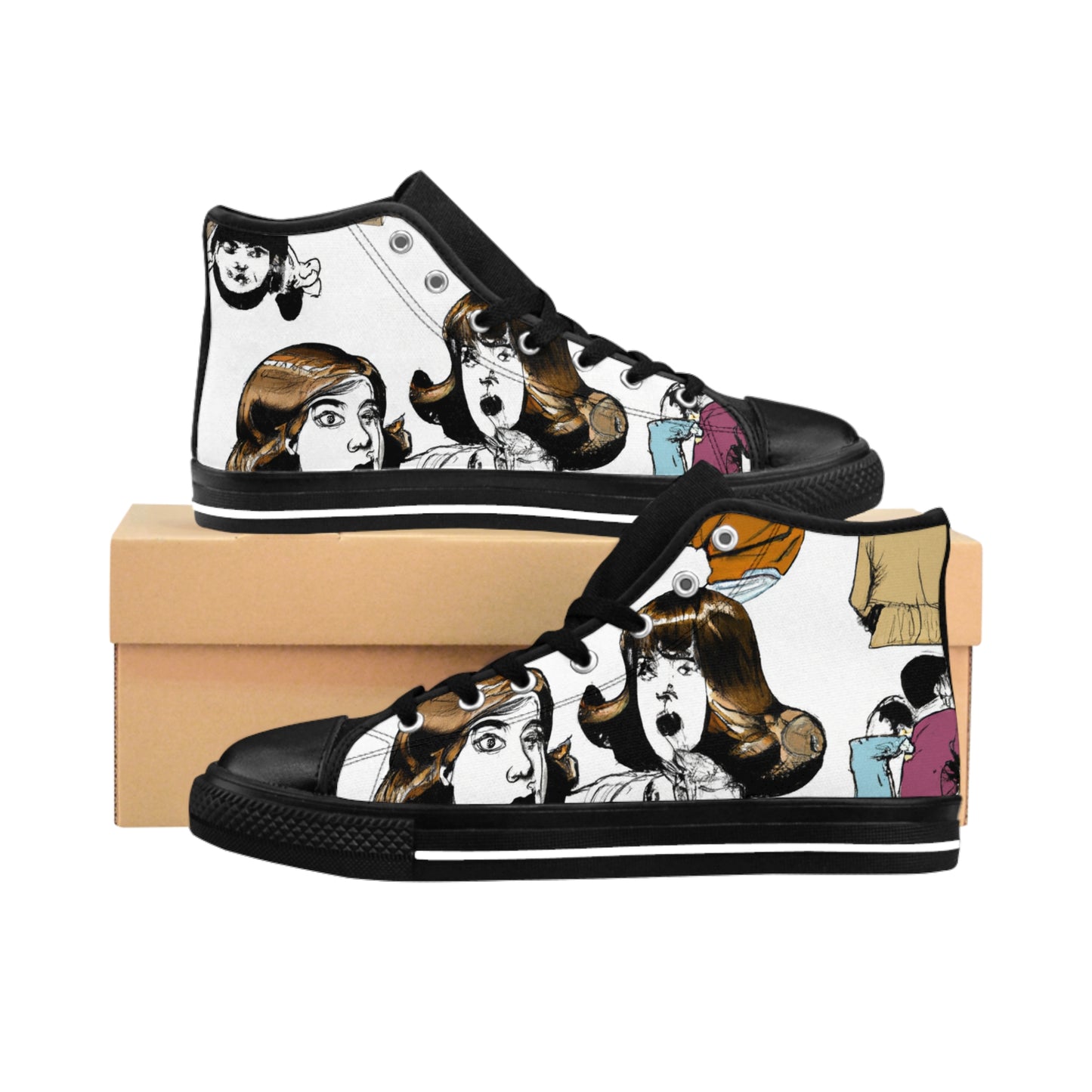 .

Gideon Bootsmith - Comic Book Hi Tops