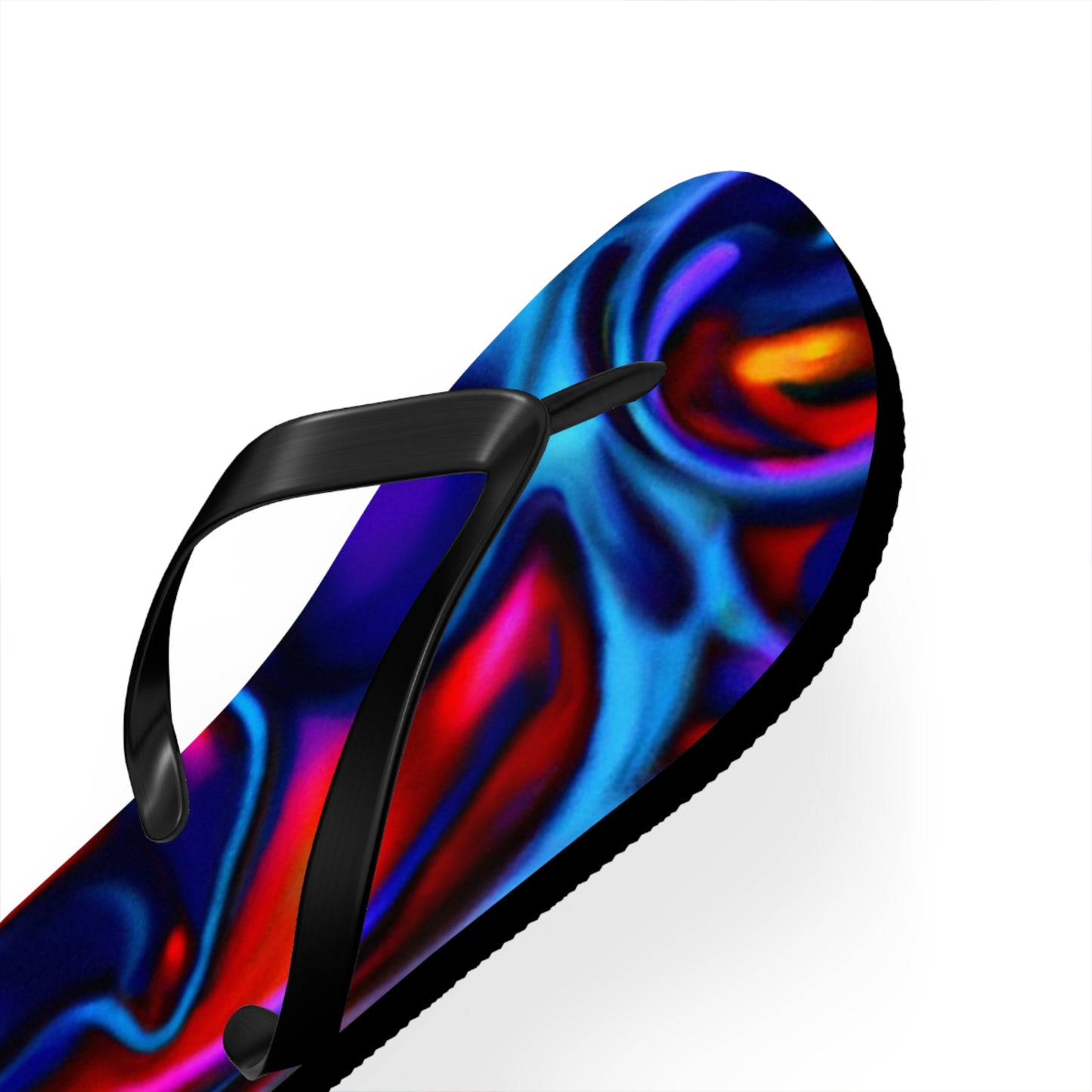 Sarah's Shoe Store - Psychedelic Trippy Flip Flop Beach Sandals