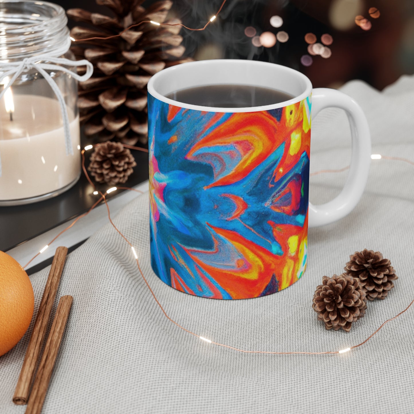 Cletus Coffee - Psychedelic Coffee Cup Mug 11 Ounce