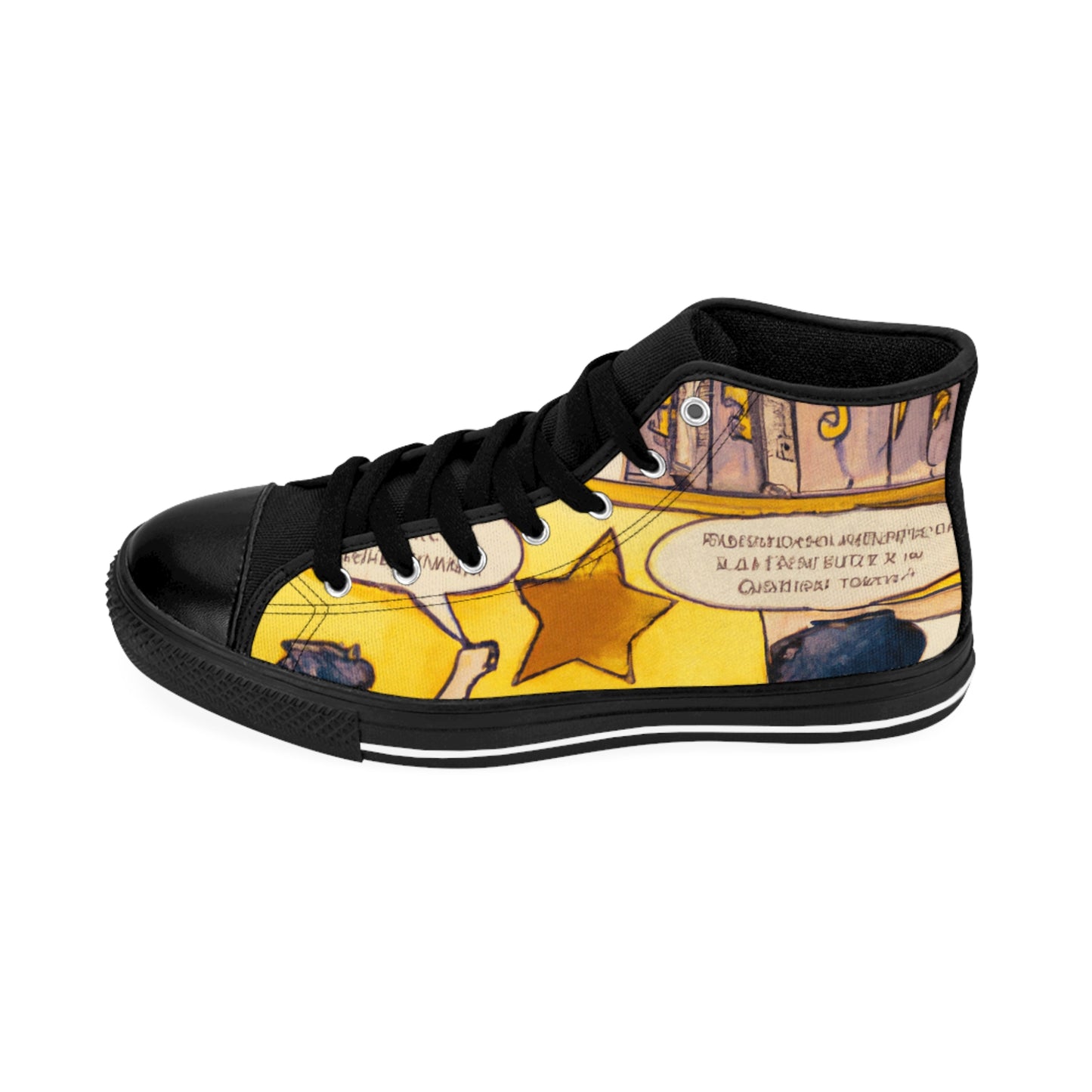 .

Ivorian de Courvoisier - Comic Book Hi Tops