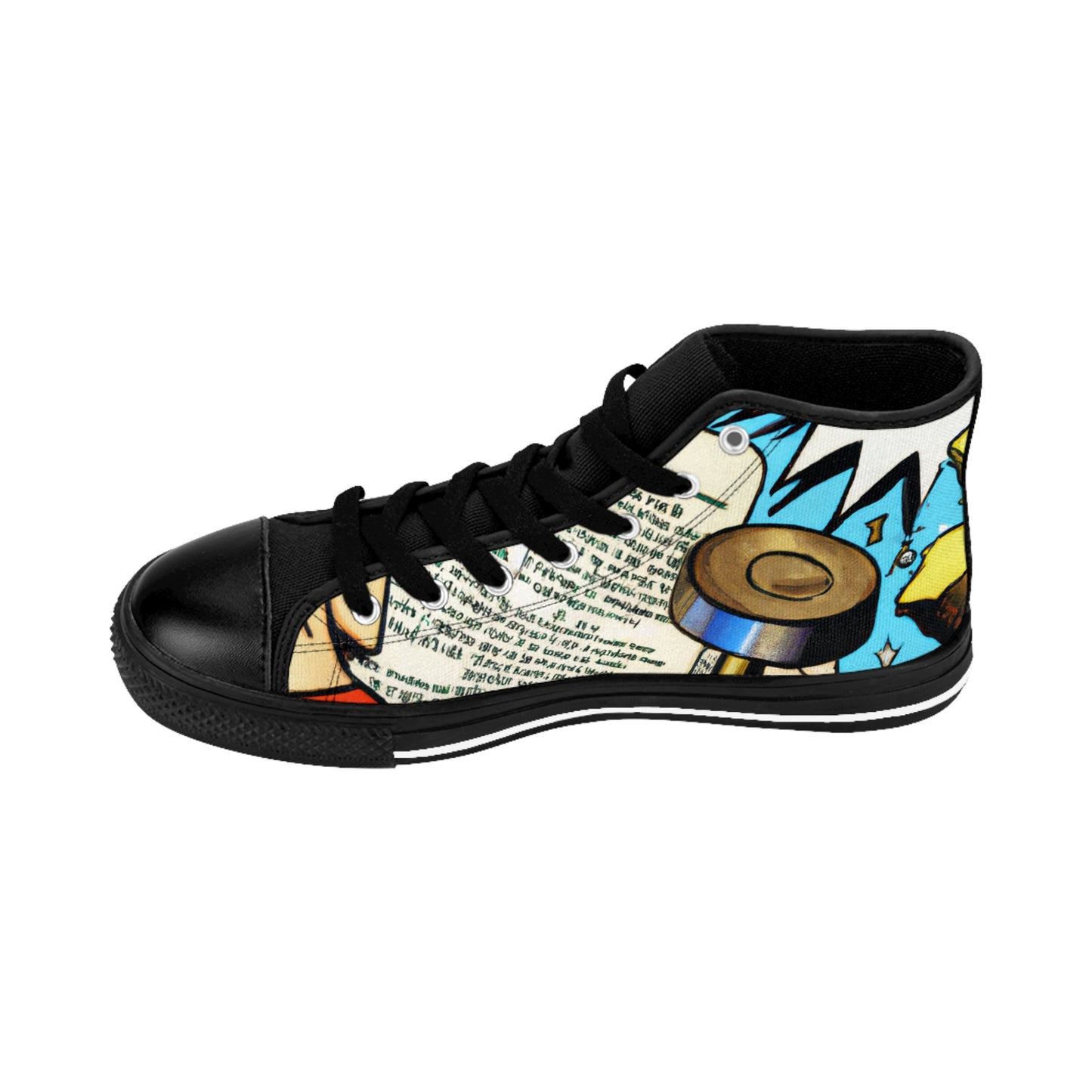 Melvinia the Shoemaker - Comic Book Hi Tops