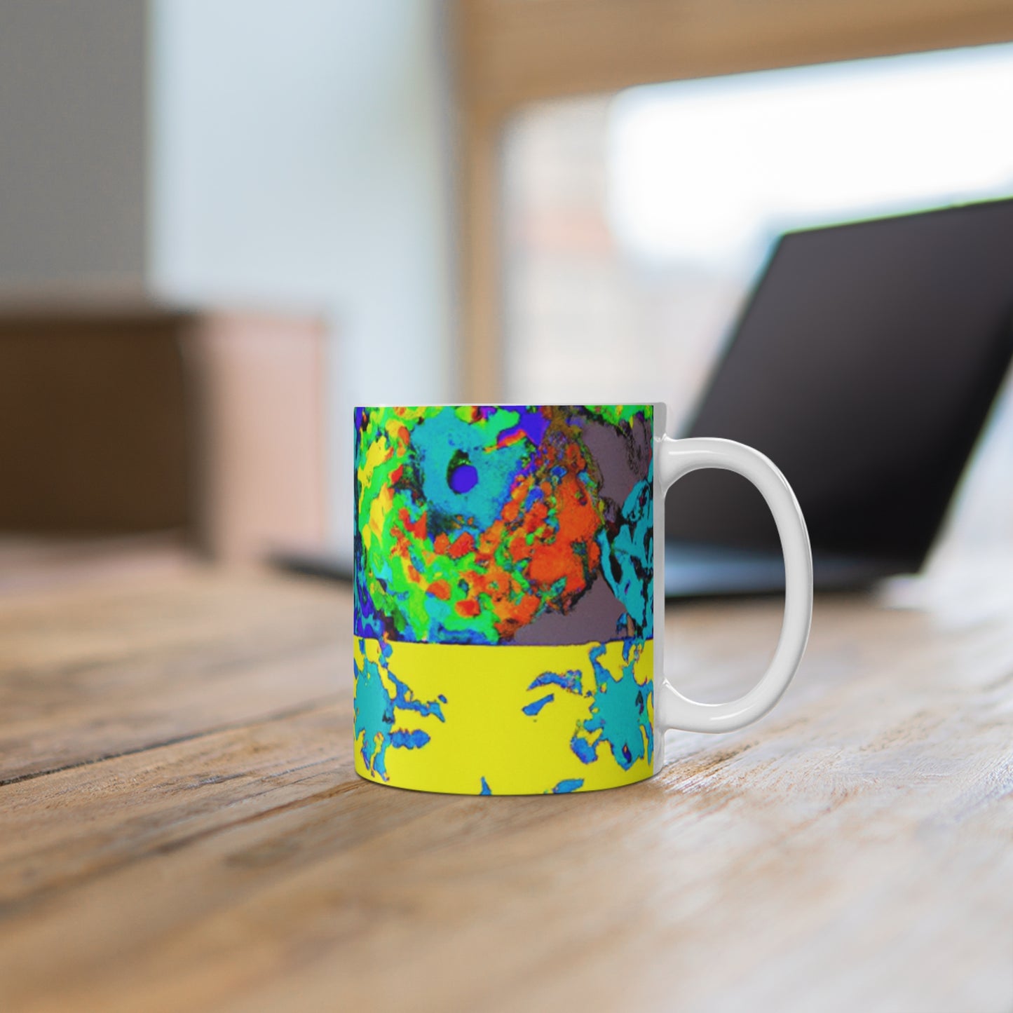 Gus & Roz's Roastery - Psychedelic Coffee Cup Mug 11 Ounce